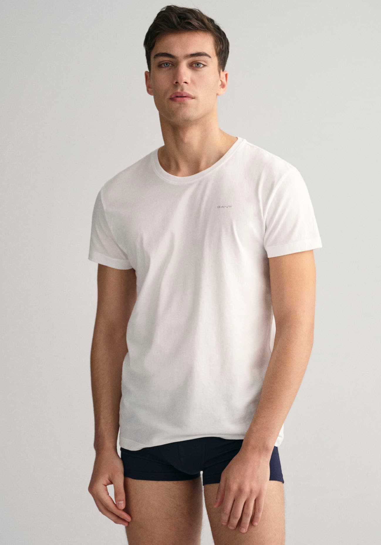 Gant T-Shirt »C-NECK T-SHIRT 2-PACK«, (2 tlg.), aus besonders weichem Material