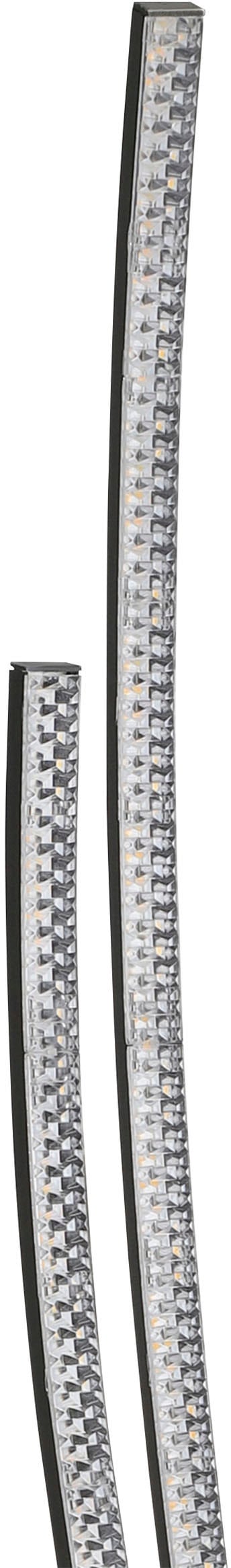 EGLO Stehlampe »LEJIAS«, Stehleuchte in schwarz aus Stahl - 16W - Warmweiß