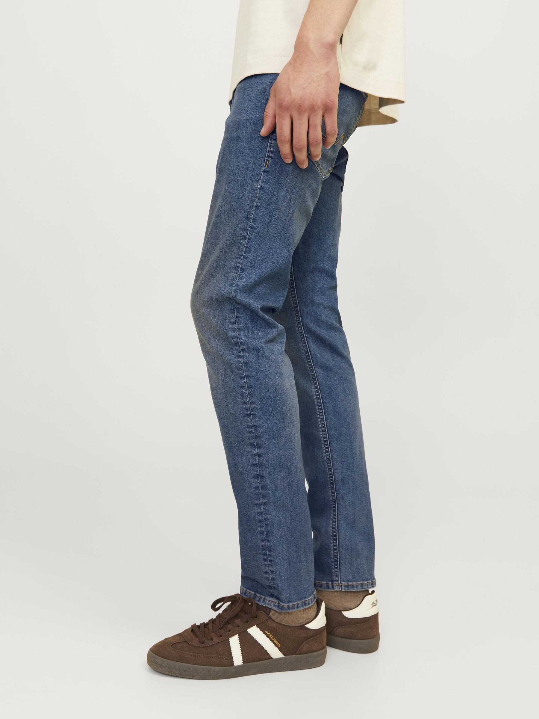 Jack & Jones Slim-fit-Jeans "JJIGLENN Slim-Fit mit Stretch und praktischer günstig online kaufen
