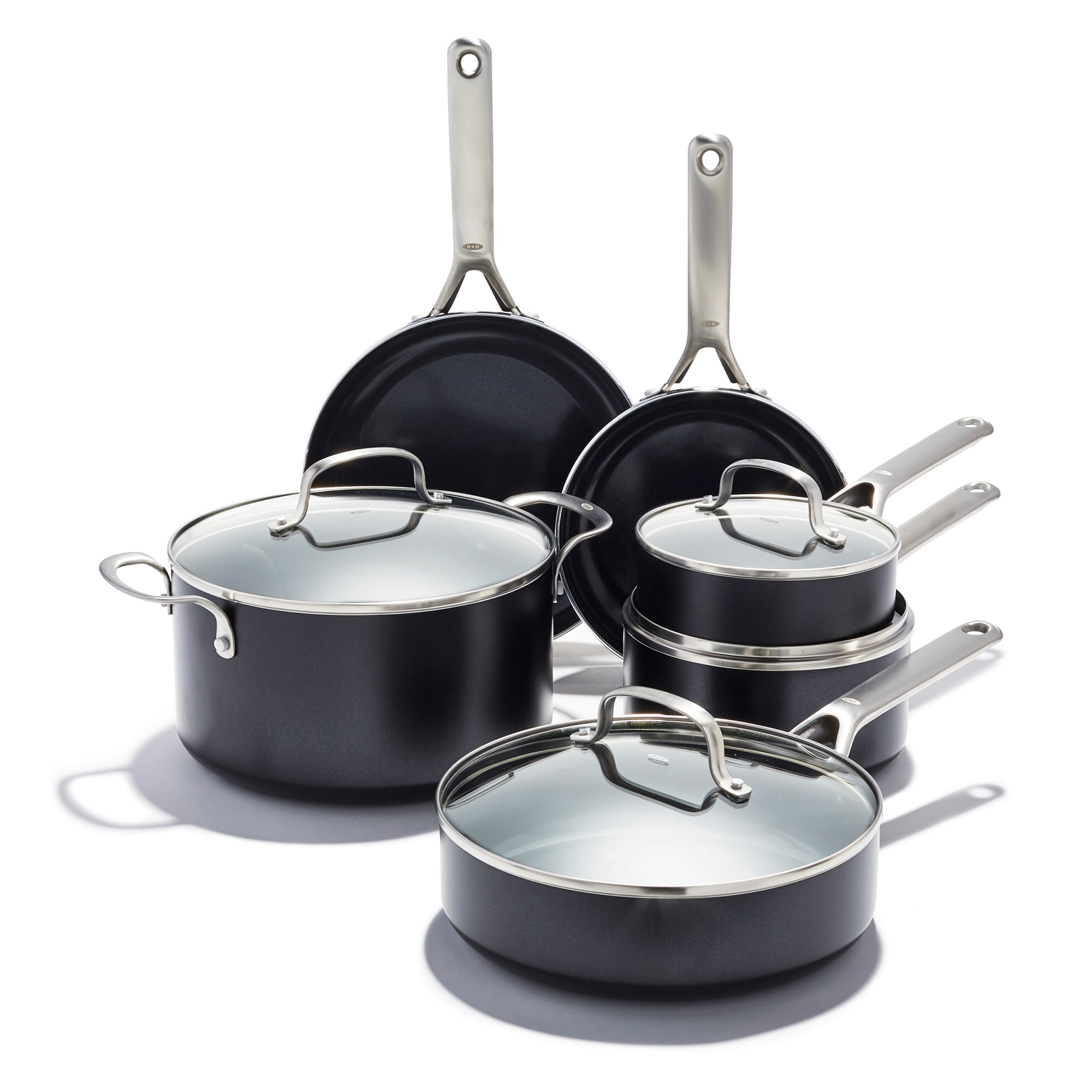 OXO Good Grips "Antihaft-Agility Series, 10-teiliges Set" Set, 10 tlg. Aluminium