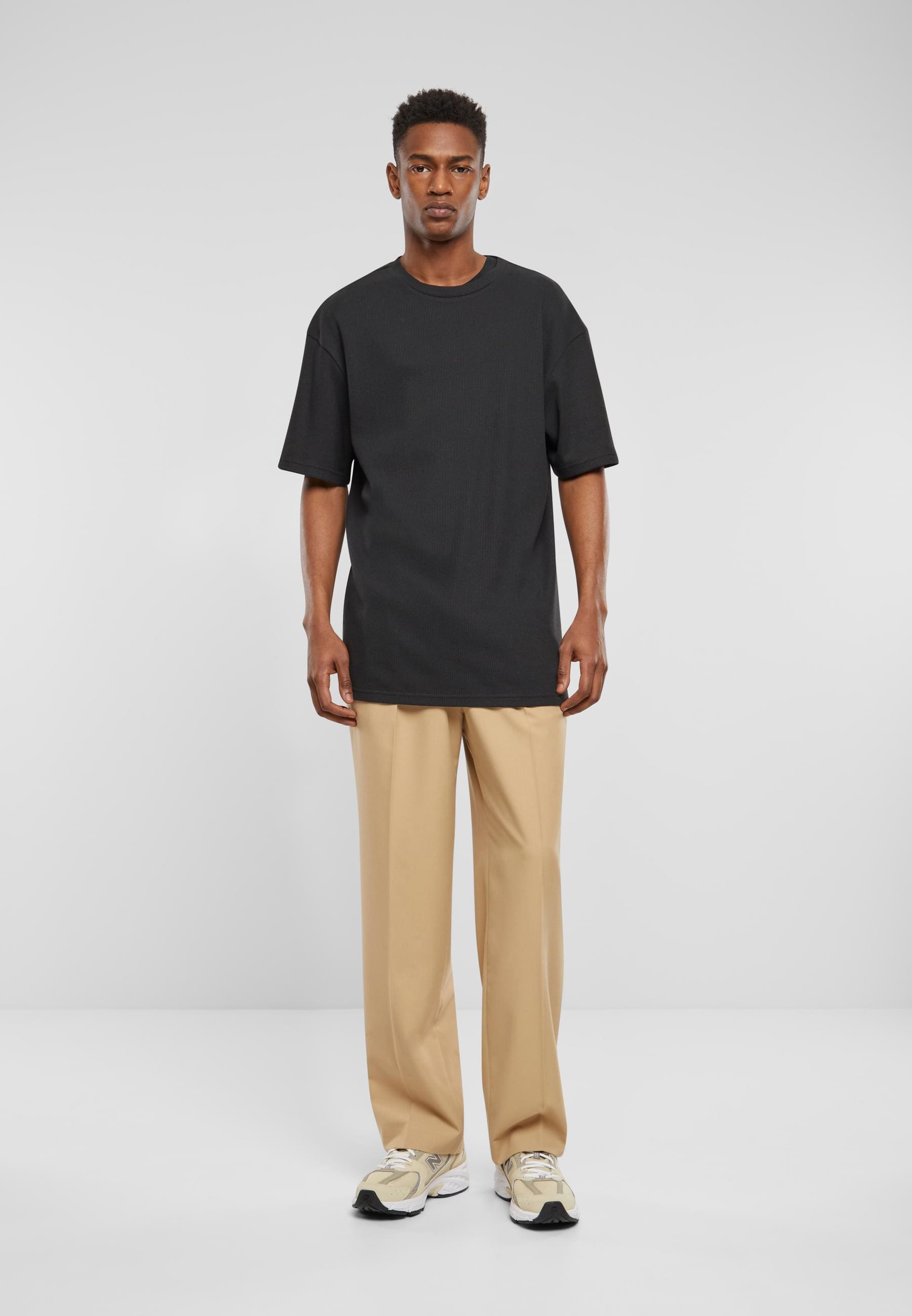 URBAN CLASSICS Stoffhose »Urban Classics Herren Double Pleated Pants«, (1 tlg.)