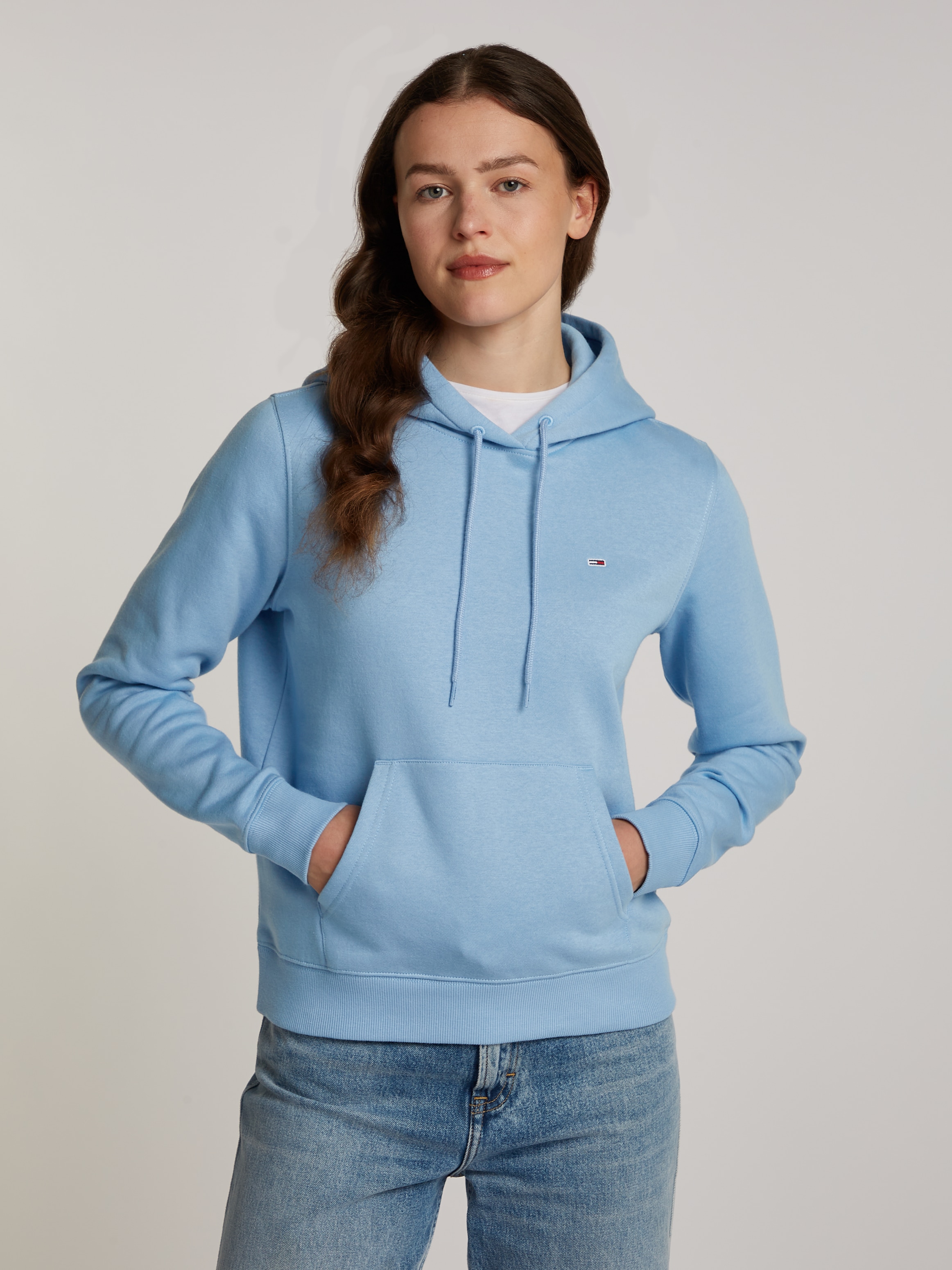 Tommy Jeans Kapuzensweatshirt "TJW REG S FLAG HOODIE", Kapuze mit Kordelm, günstig online kaufen