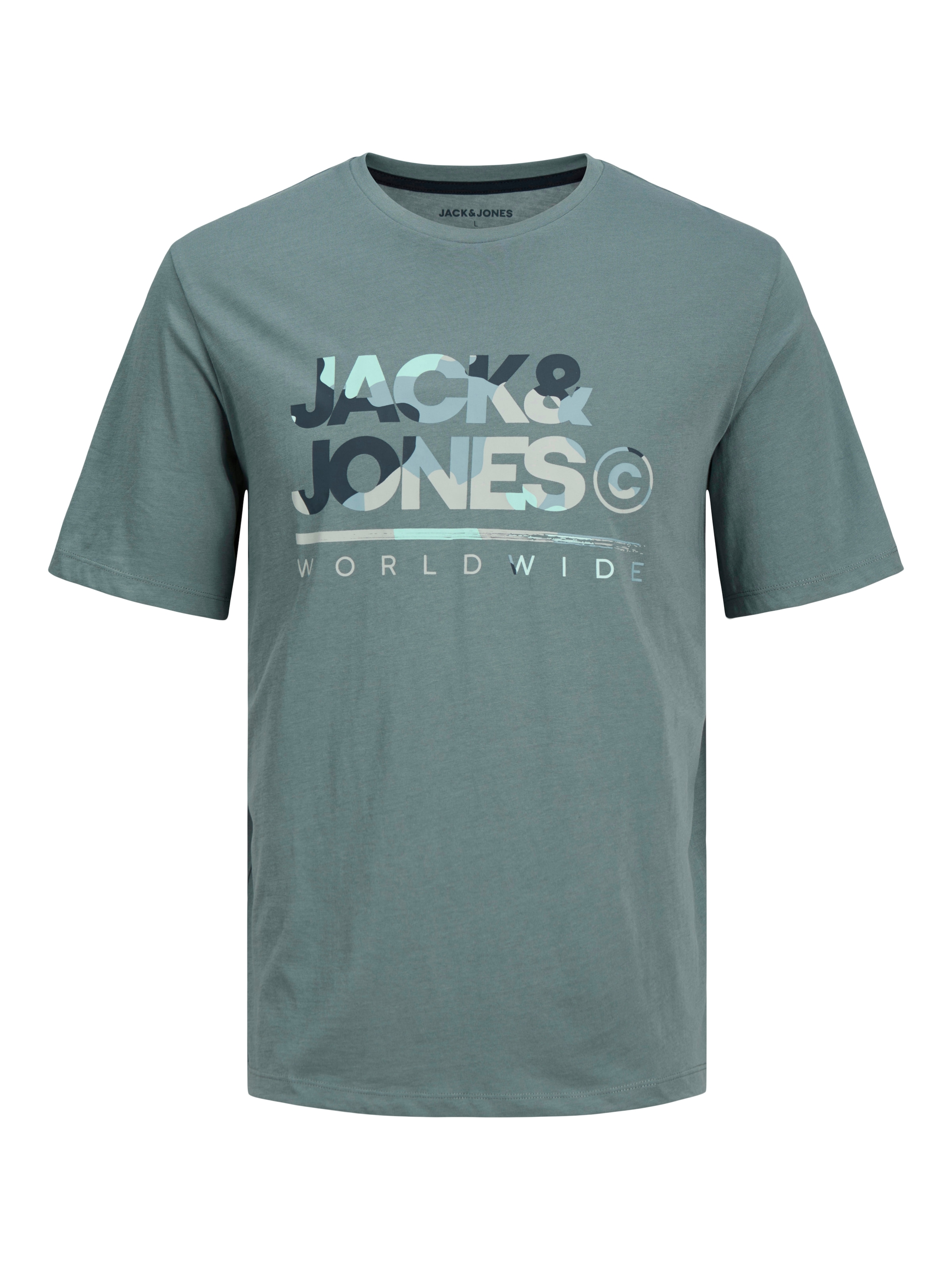 Jack & Jones Kurzarmshirt »JJLUKE TEE SS CREW NECK 5PK MP«, (Packung, 5 tlg.)