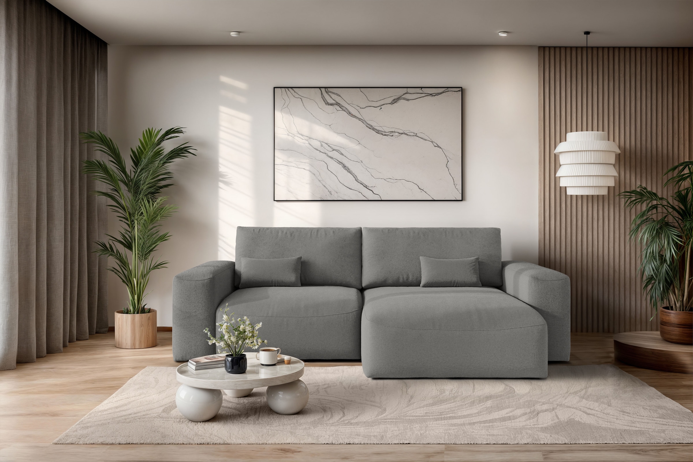 OTTO home Ecksofa "MATTS Schlafsofa mit Bettkasten, Maße B/T/H: 265/159/89 günstig online kaufen