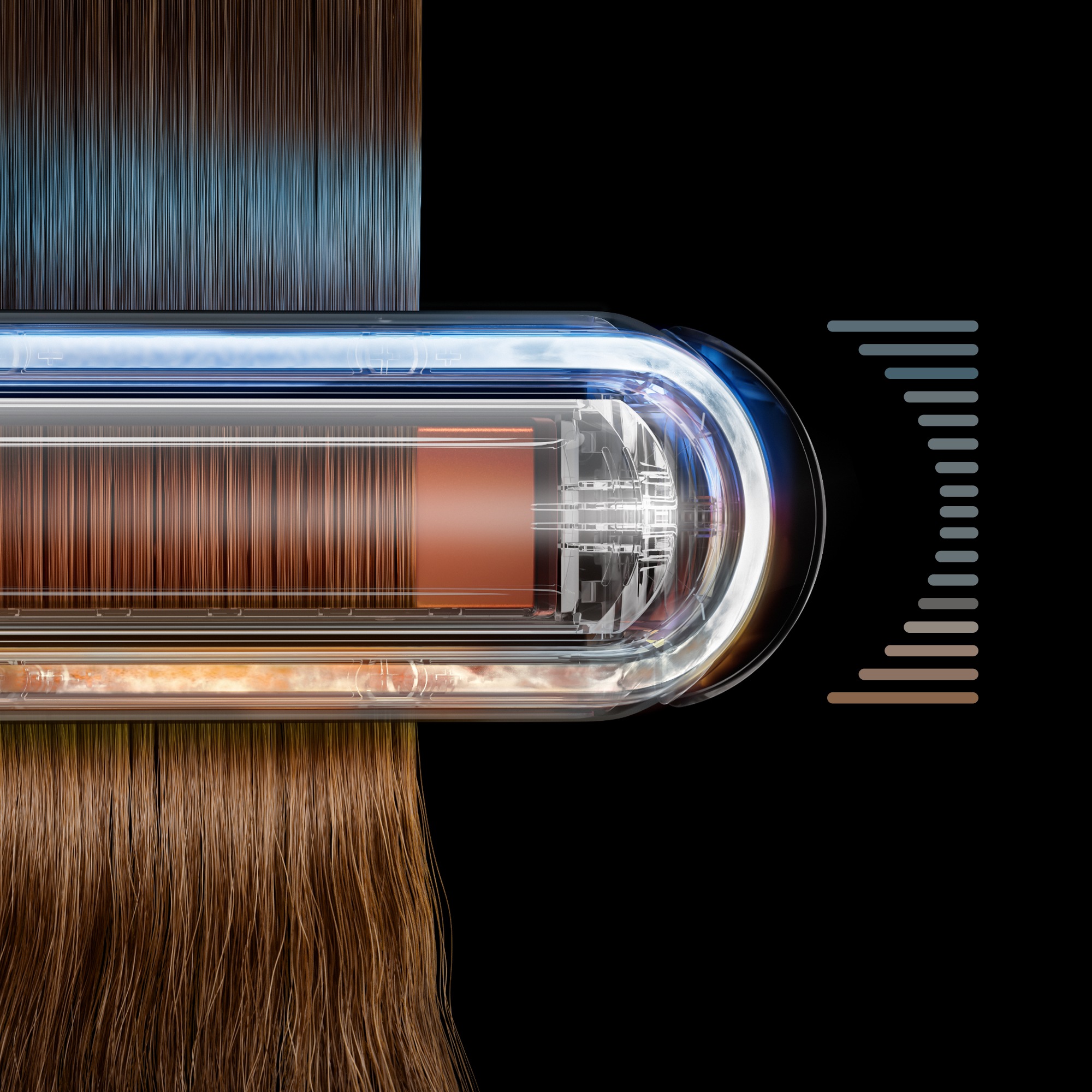 DYSON Glätteisen »Dyson Corrale CoolshineTM Ceramic Pink/Roségold« 29 % weniger Haarschäden dank Kühltechnologie