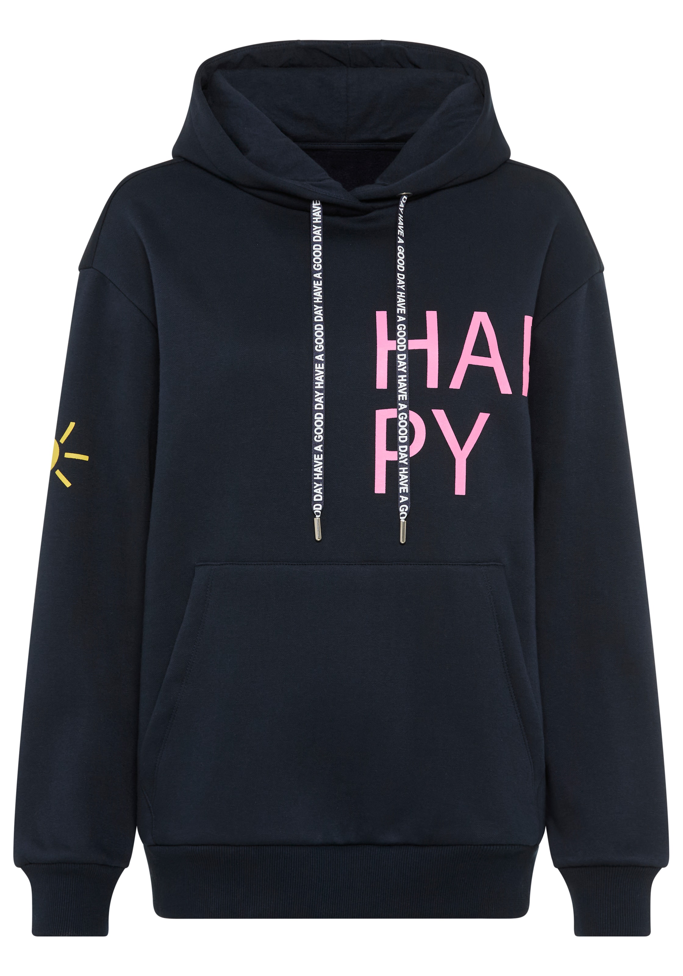 Laura Scott Hoodie , Kapuze, Rundum-Prints und Kängurutasche für lässige Looks
