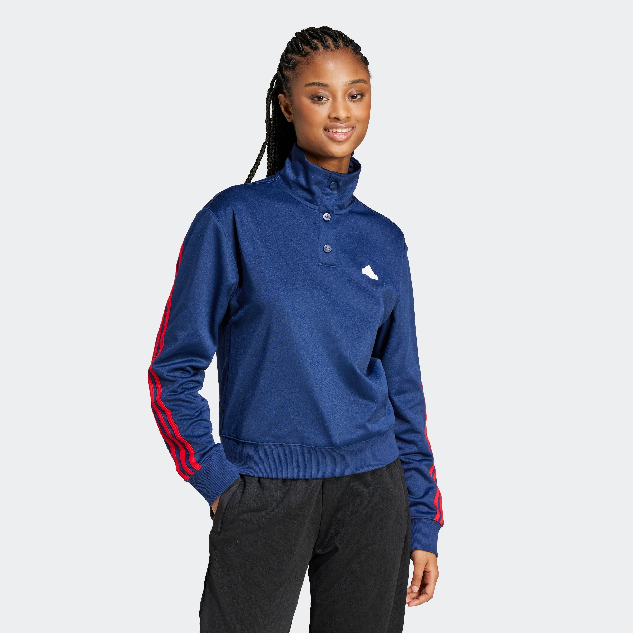 adidas Sportswear Sweatjacke "W ICONIC 3S TT" 1 Stk. günstig online kaufen