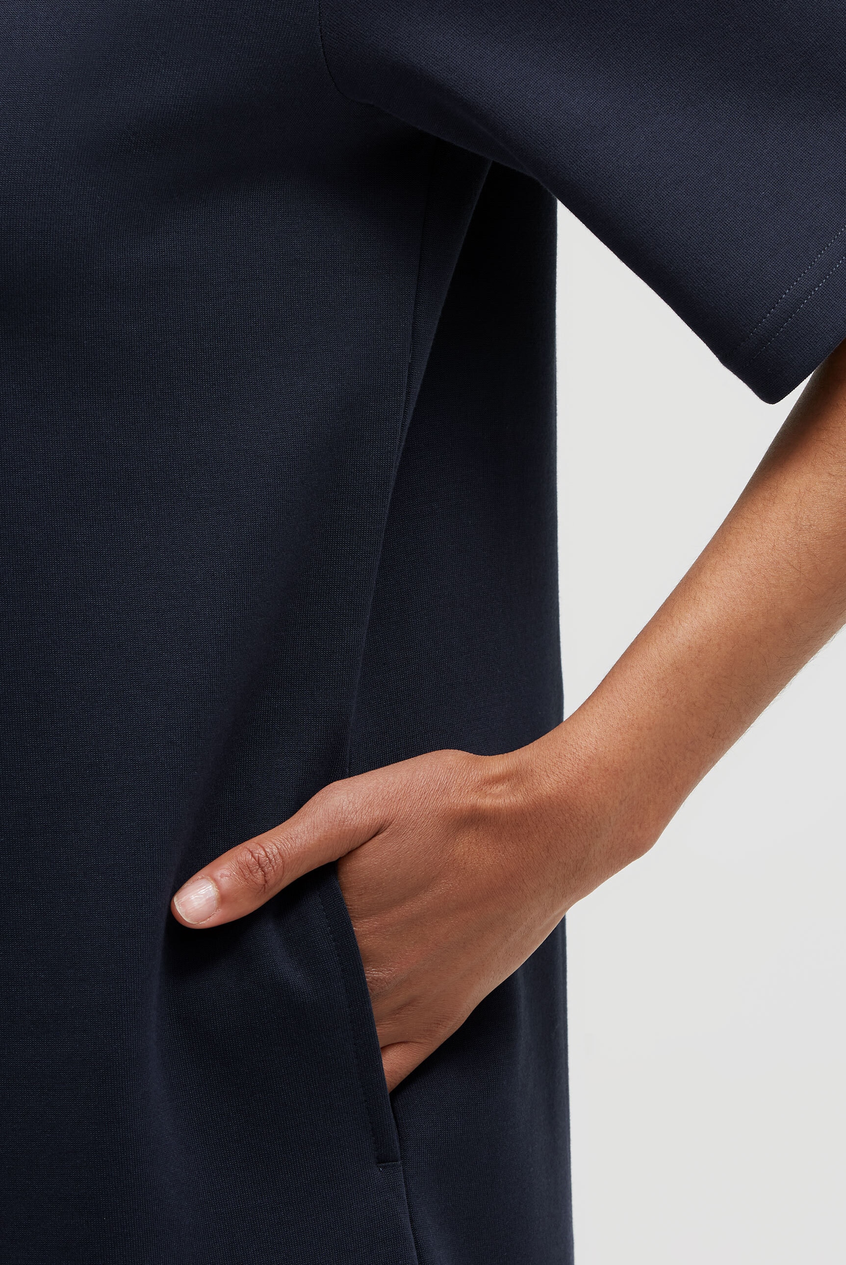 SENSES.THE LABEL Sommerkleid Ohne Taschen mit Seitenschlitze