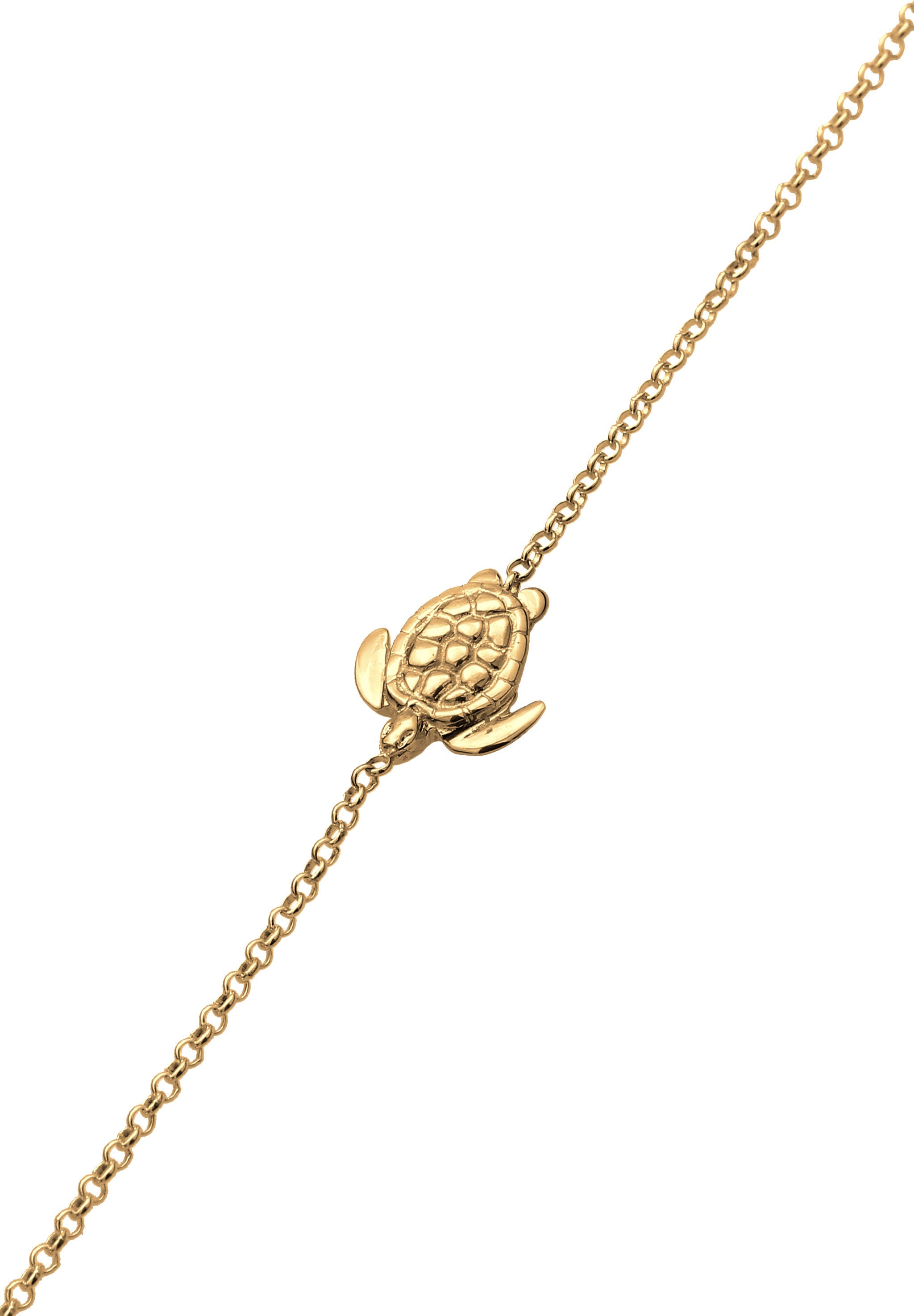 Elli Fußkette »Fußschmuck Schildkröte Turtle Tier 925 Sterling Silber«