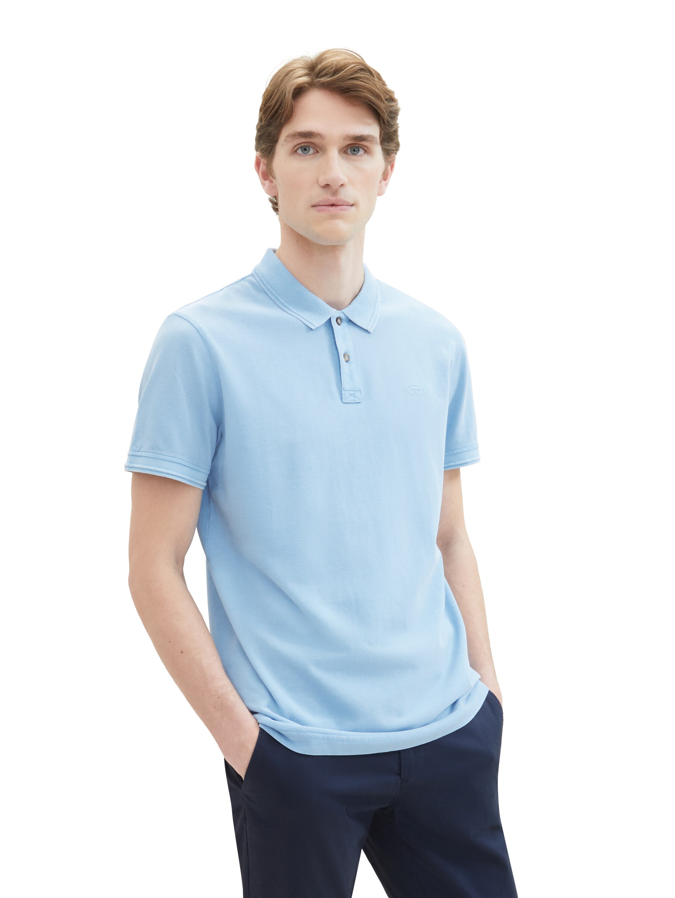 TOM TAILOR Poloshirt, mit Logo Stickerei