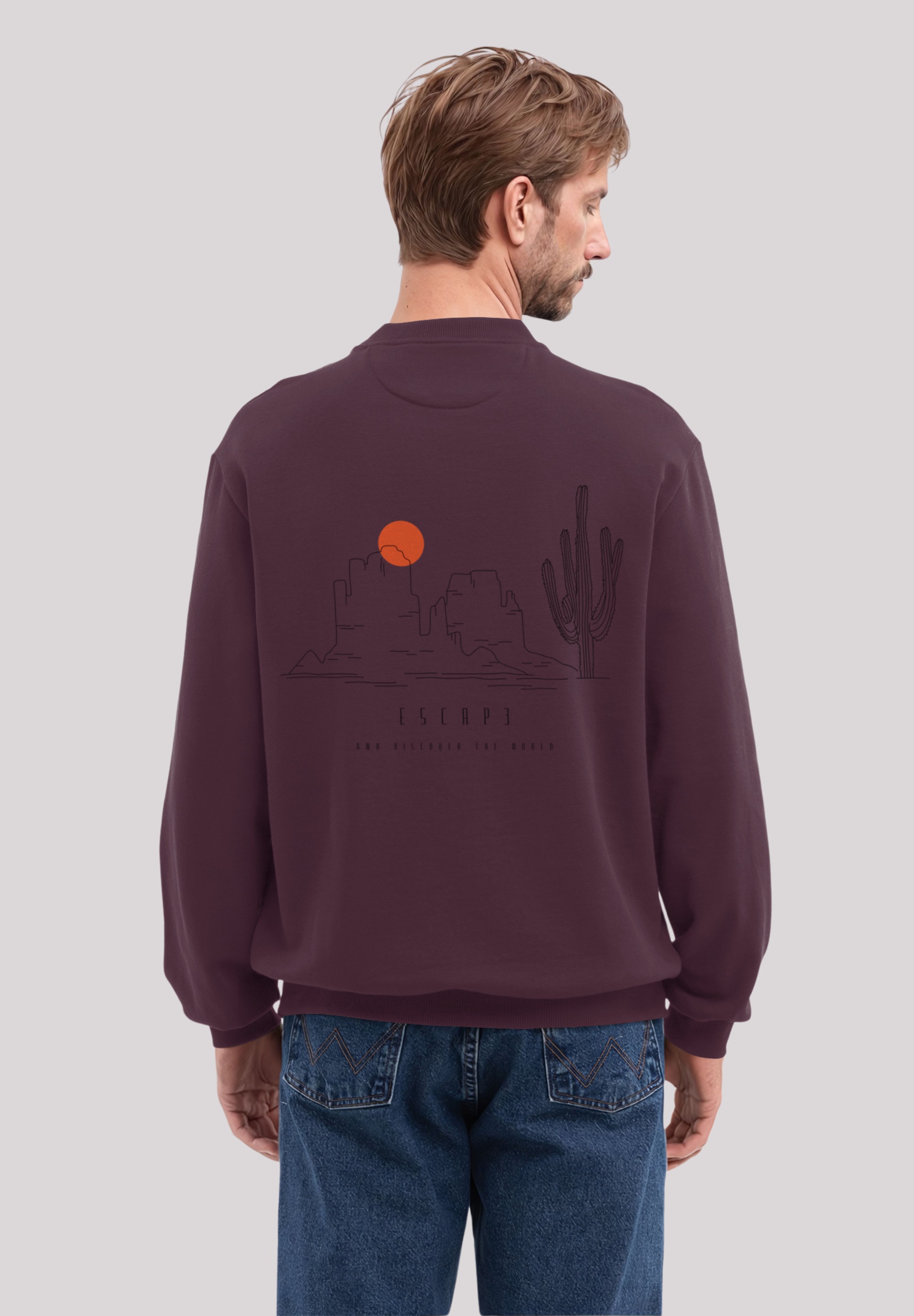 F4NT4STIC Sweatshirt »Escape Discover the World Savannah«, Discover the World
