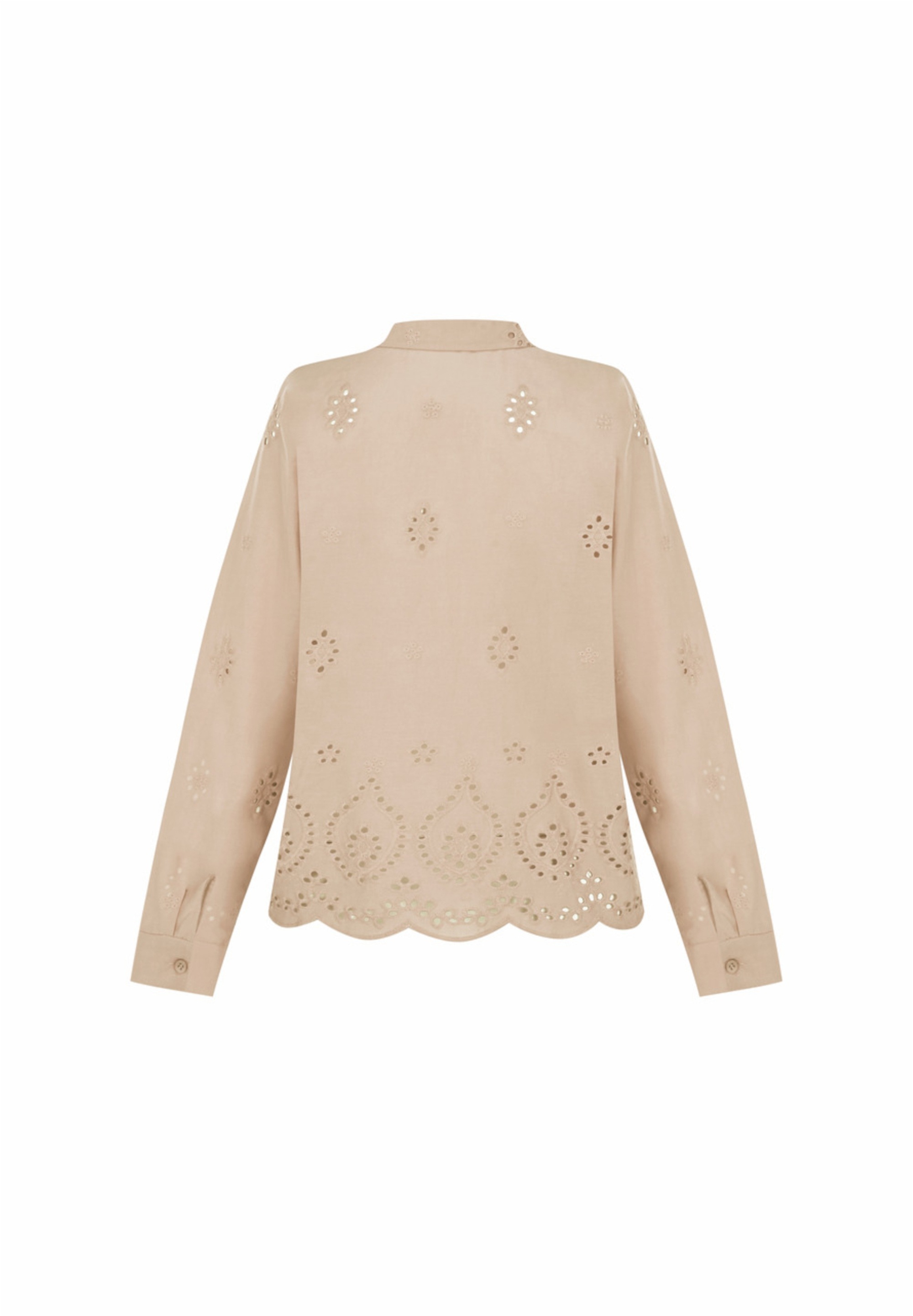 freshlions Klassische Bluse »Kate«, mit luftigem Lochmuster