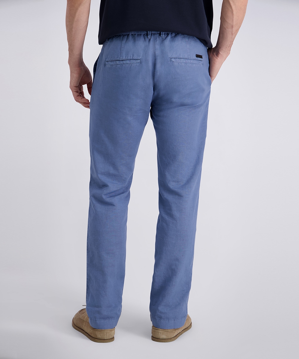 Pierre Cardin "Chino Clemont Leinen Mix" mit elastischem Bund und Kordelzug