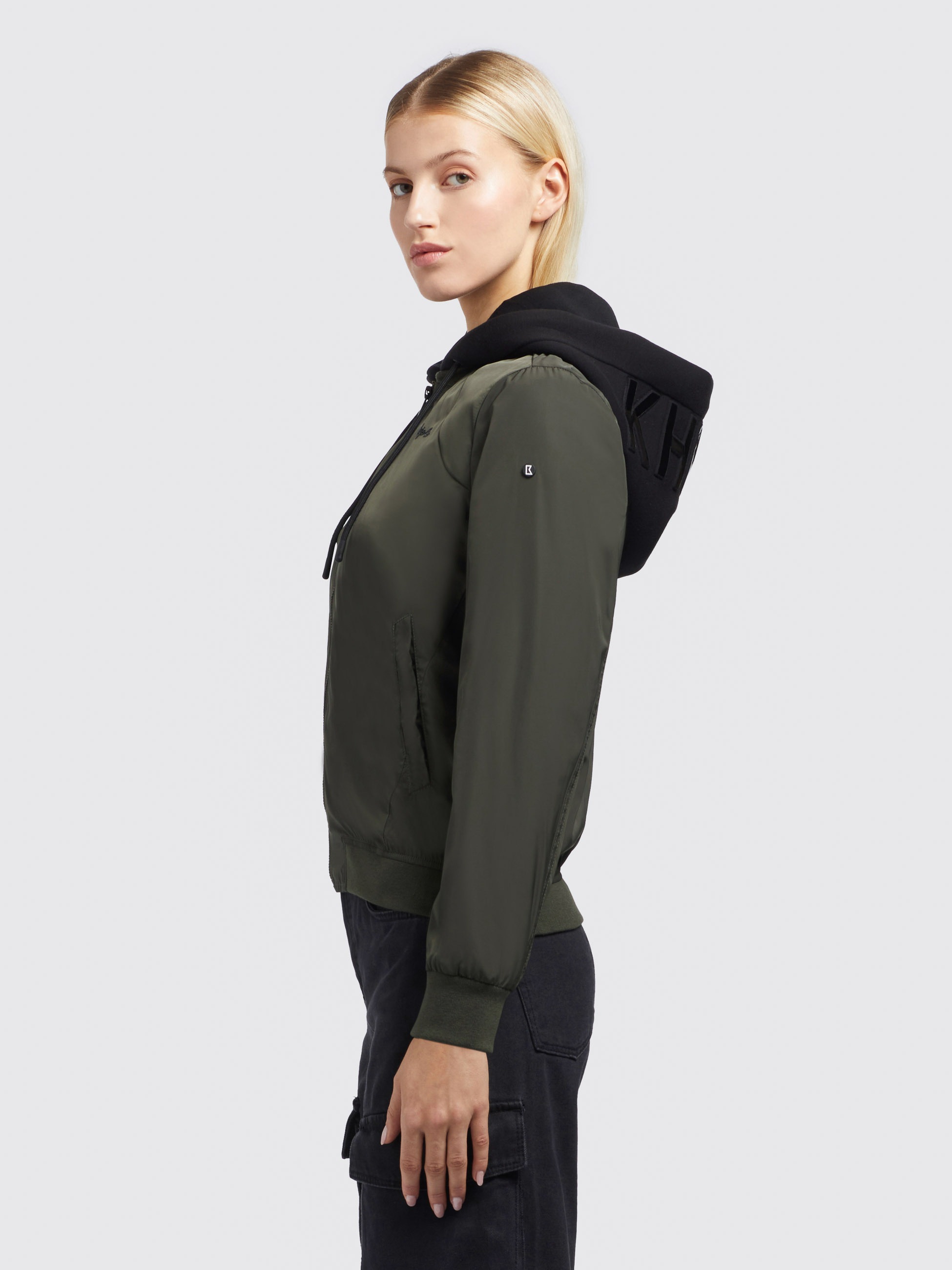 khujo Bomberjacke »PERSEE3«, mit Kapuze