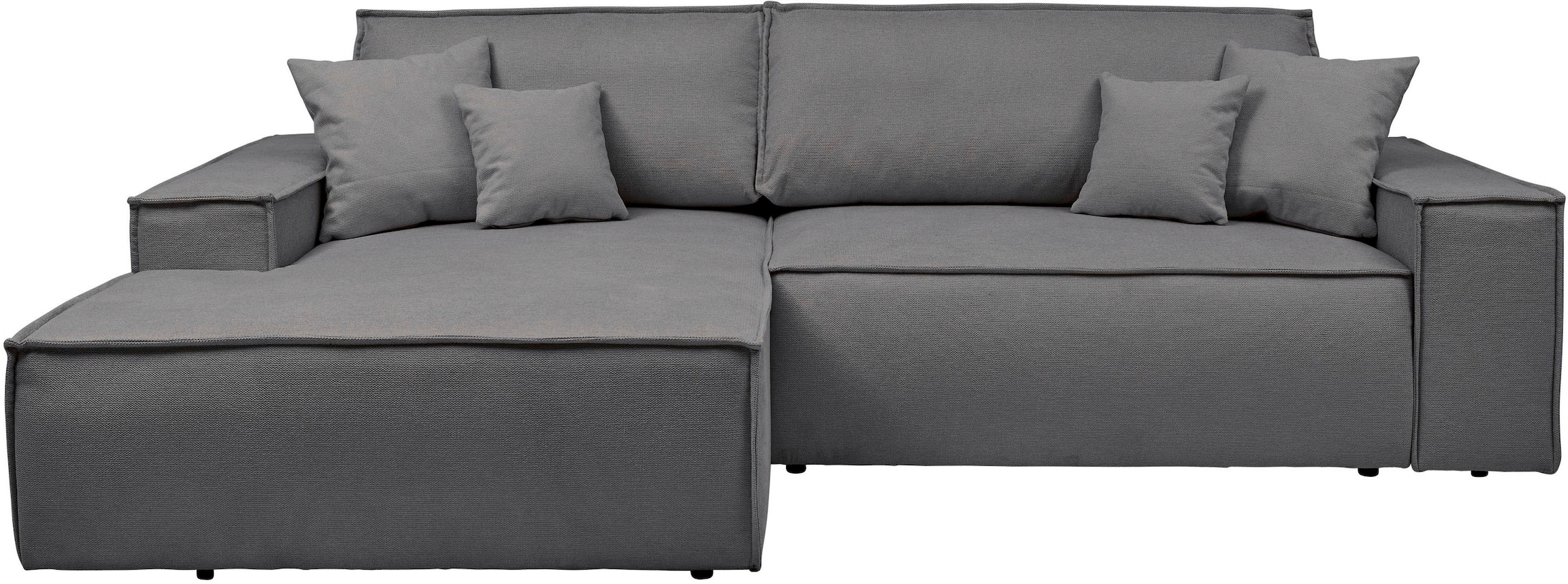 andas Ecksofa "FINNLEY Schlafsofa 267 cm, L-Form mit Schlaffunktion & Bettk günstig online kaufen