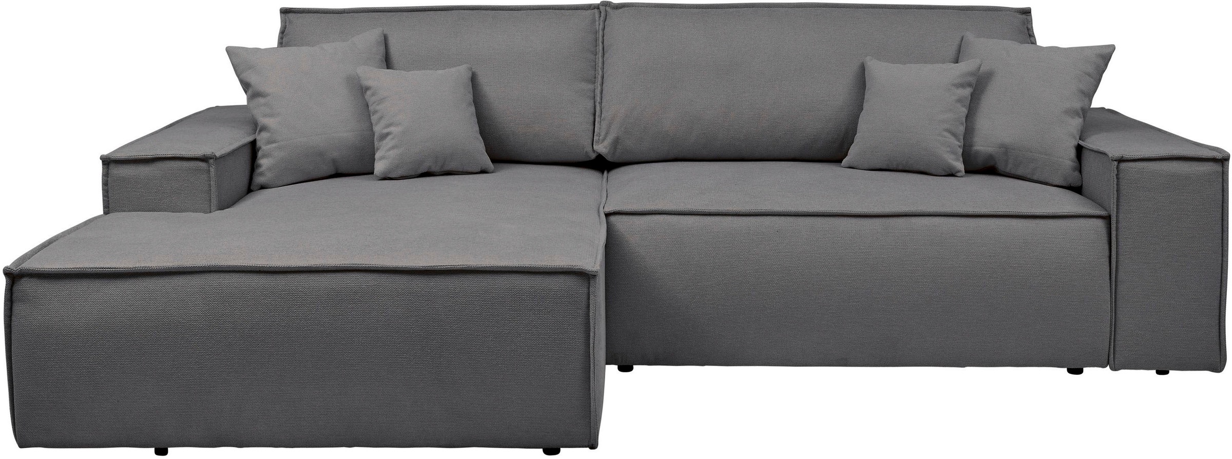 OTTO home Ecksofa "FINNLEY, L-Form 257 cm, Schlafsofa" mit Bettkasten, in B günstig online kaufen