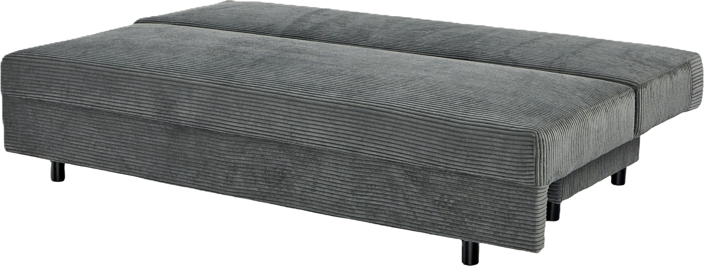 OTTO home Schlafsofa »ONNIKO Cord, Breite: 192 cm, Liegefläche 121x192 cm, softer Cord-Bezug« mit Bettfunktion & Bettkasten