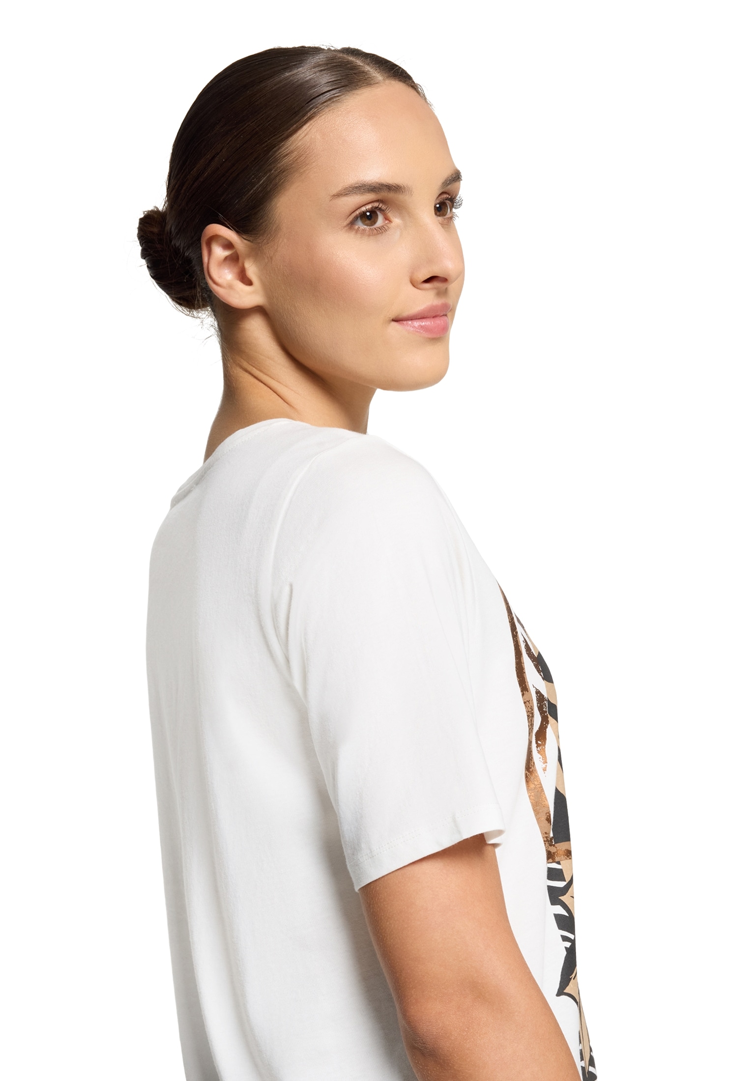 Betty Barclay Kurzarmshirt »Betty Barclay Damen Basic Shirt mit Placement«, (1 tlg.), Druck
