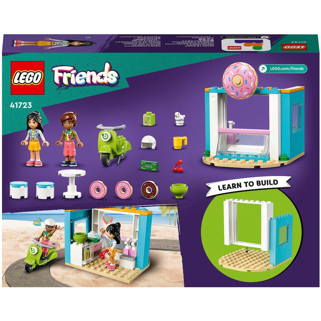 LEGO® Konstruktionsspielsteine »Donut-Laden (41723), LEGO® Friends«, (63 St.)