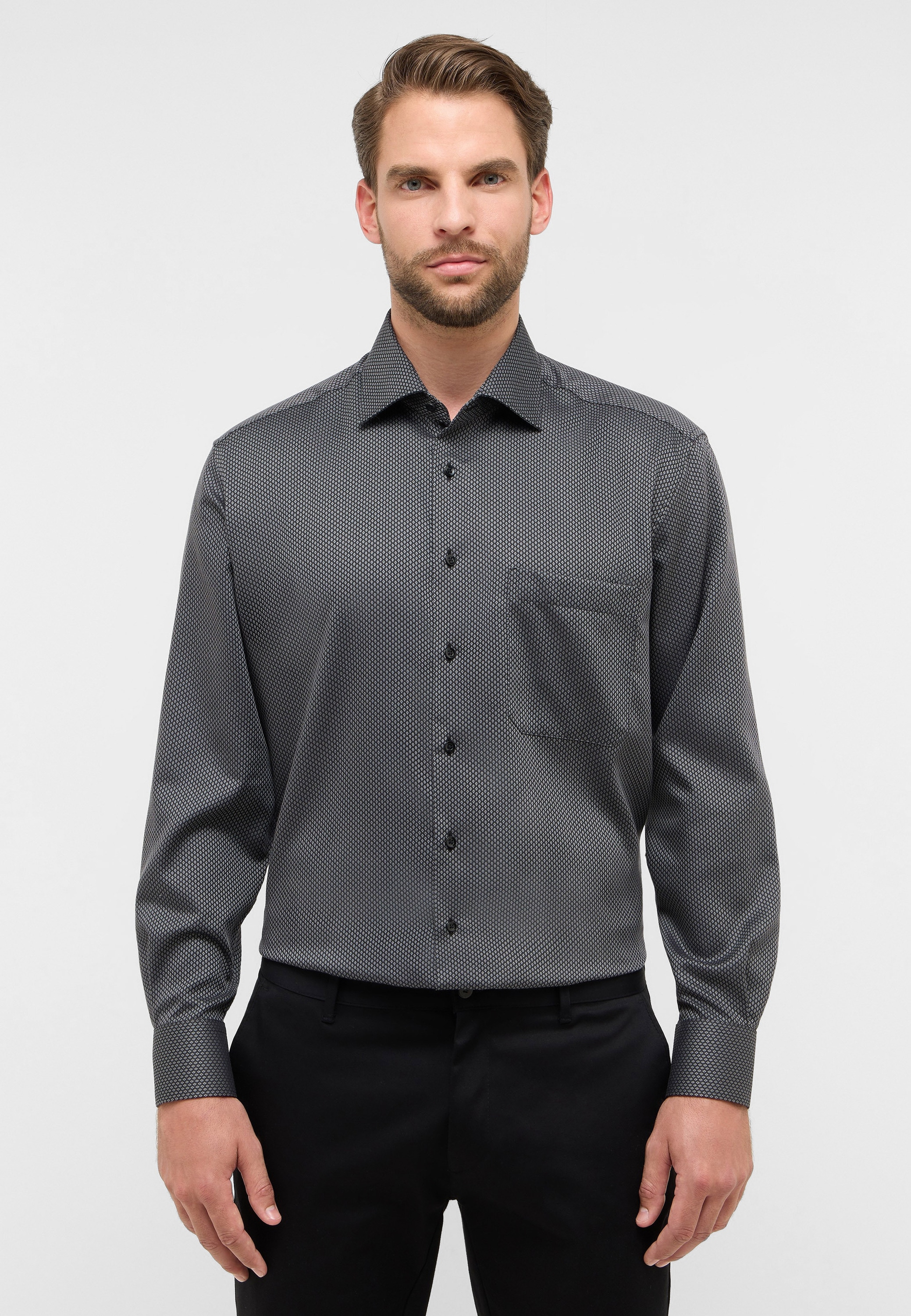 Eterna Langarmhemd "COMFORT FIT", NON IRON (bügelfrei) günstig online kaufen