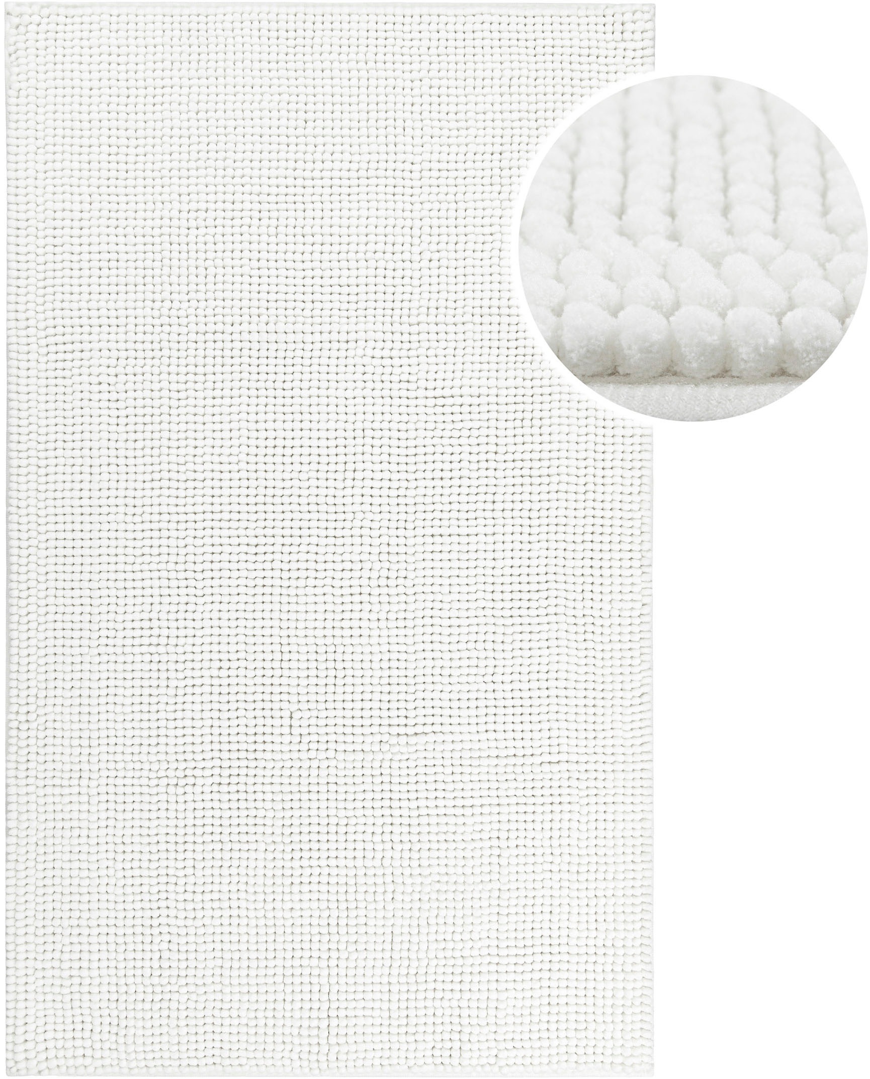 Wecon home Basics Badematte "Balu" Höhe 14 mm Chenille, waschbar, rutschfes günstig online kaufen