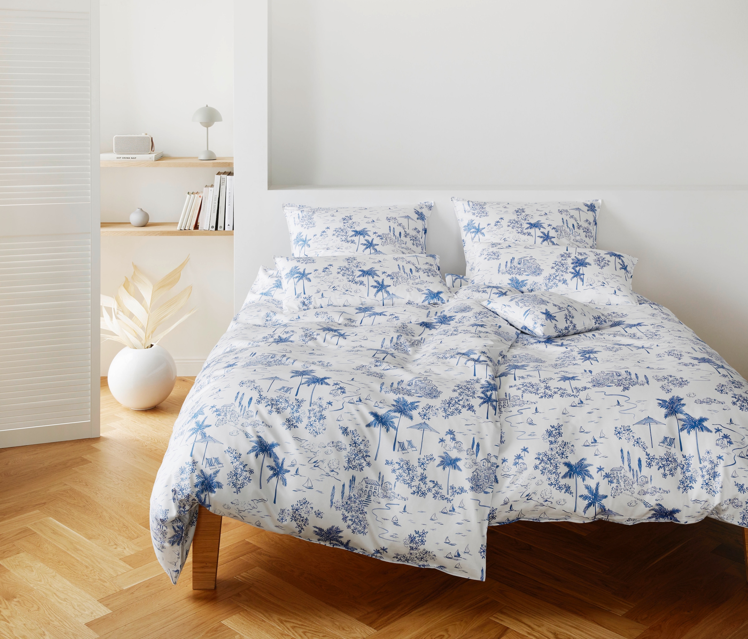 Elegante Bettwäsche »Positano«, angenehmes Hautgefühl