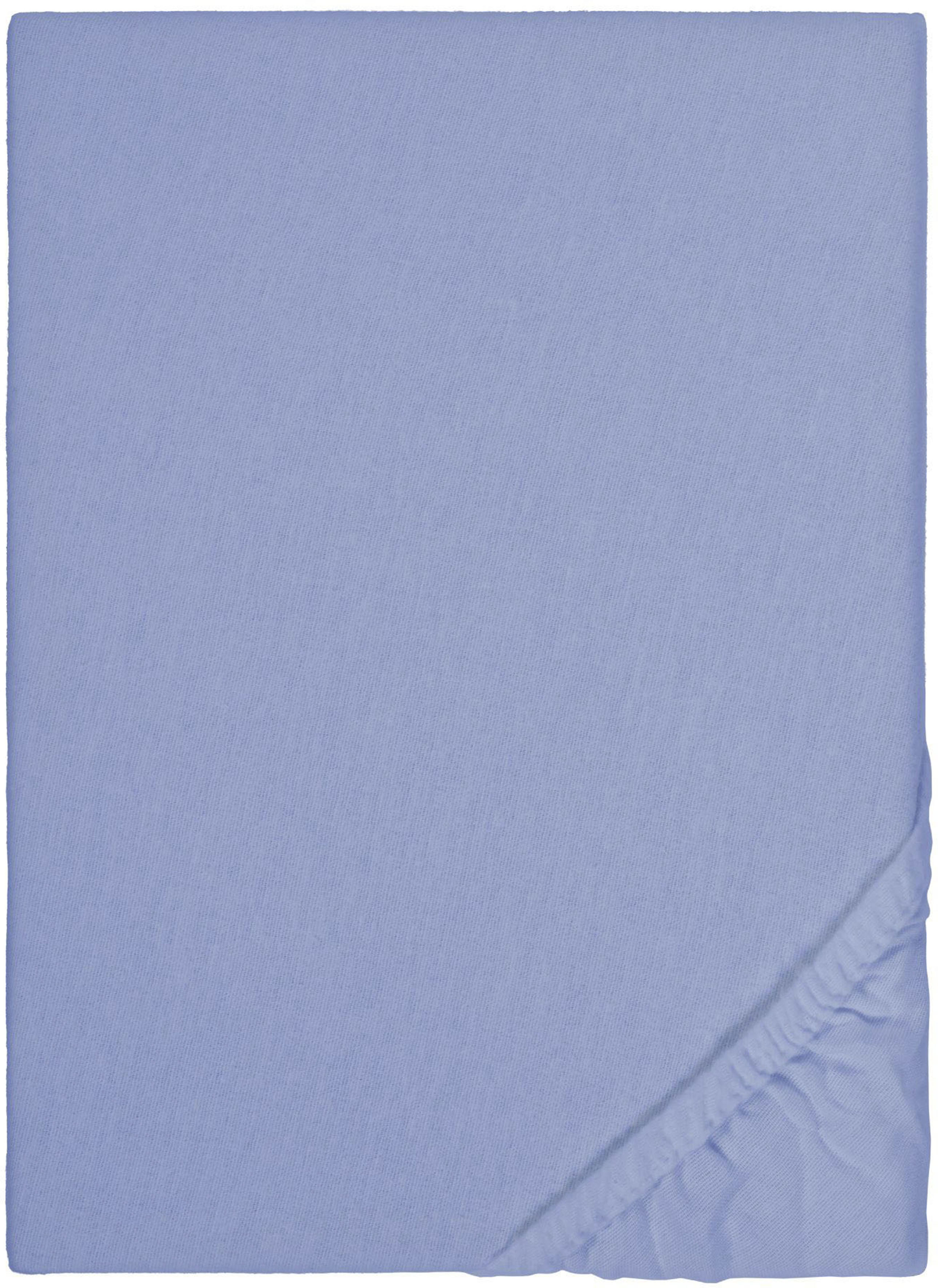 Biberna Spannbettlaken "Biber, leicht angeraut, flauschig & warm," aus 100% Baumwolle, für Matratzen bis 22 cm Höhe, Winter, Bettlaken