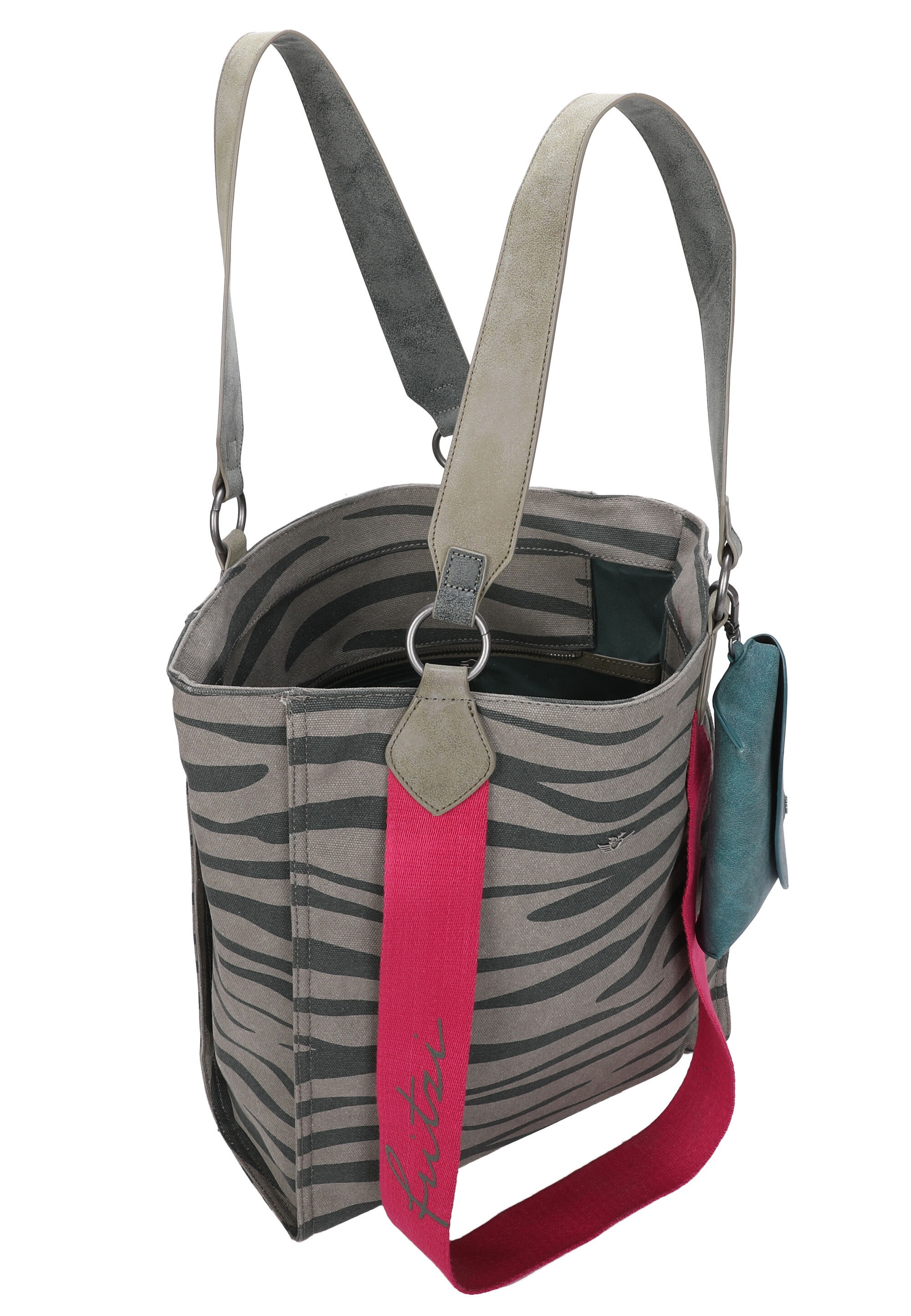 Fritzi aus Preußen Schultertasche »Izzy02« mit Zebra-Muster
