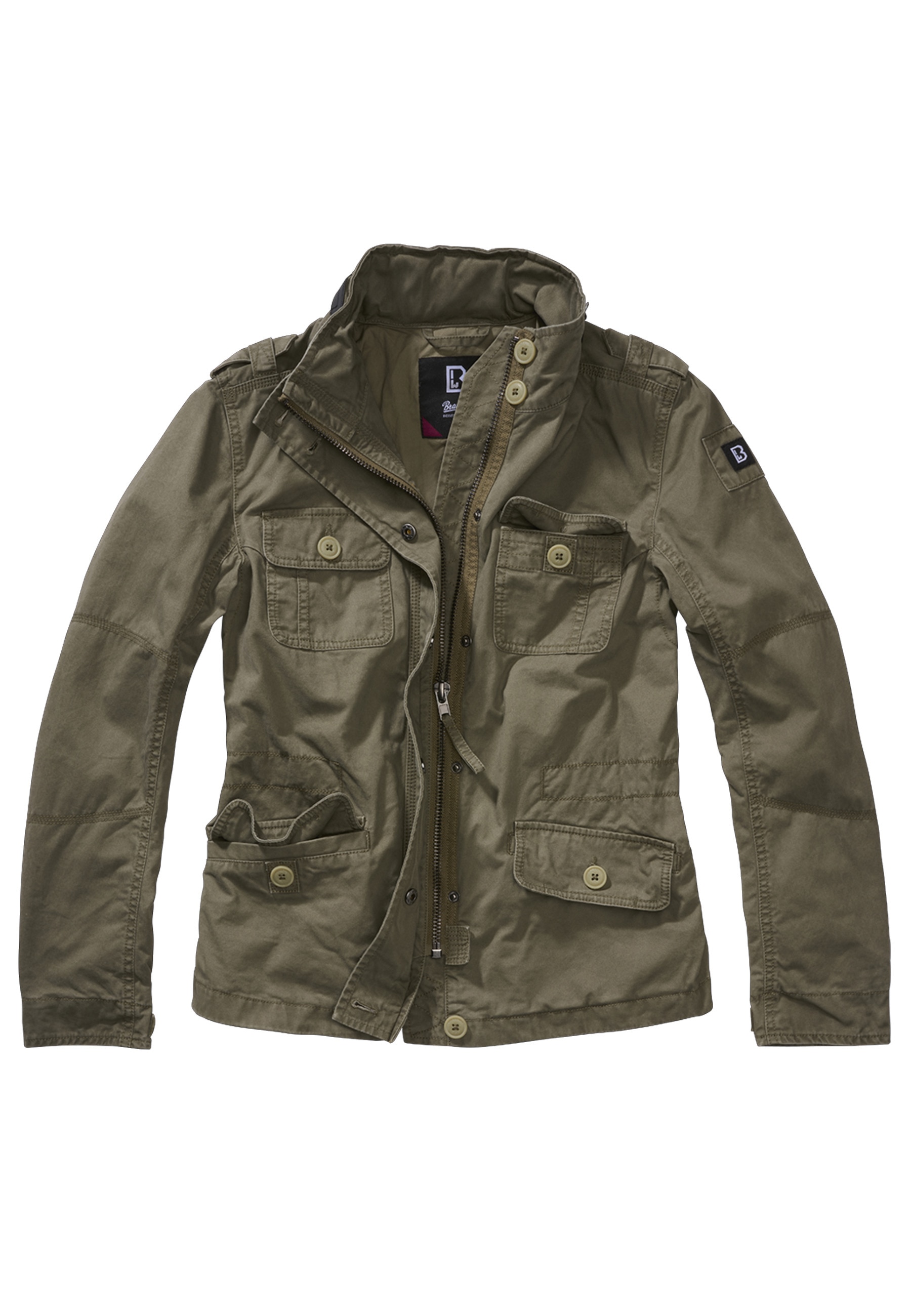 Brandit Allwetterjacke "Brandit Damen Ladies Britannia Jacket" 1 Stk. tlg. ohne Kapuze