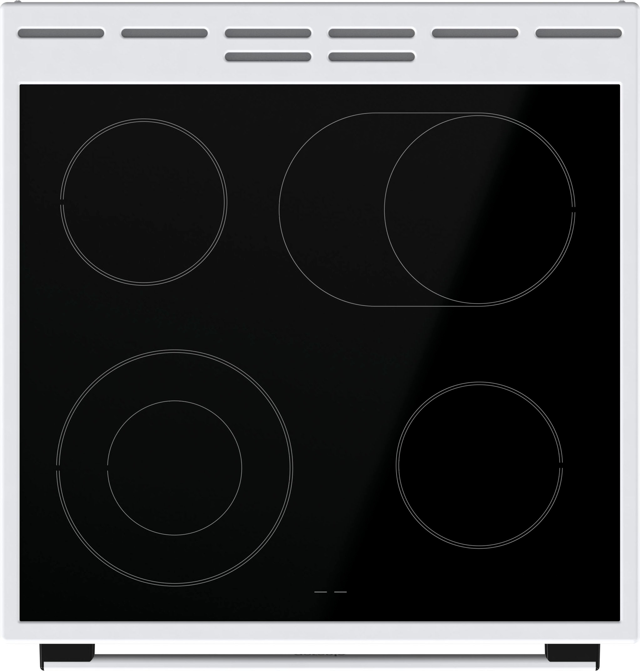 GORENJE Elektro-Standherd »GECS6C70WPA«, mit 2-fach-Teleskopauszug, Aqua Clean, Knusprig genießen – ganz ohne Extra-Kalorien - dank AirFry-Funktion