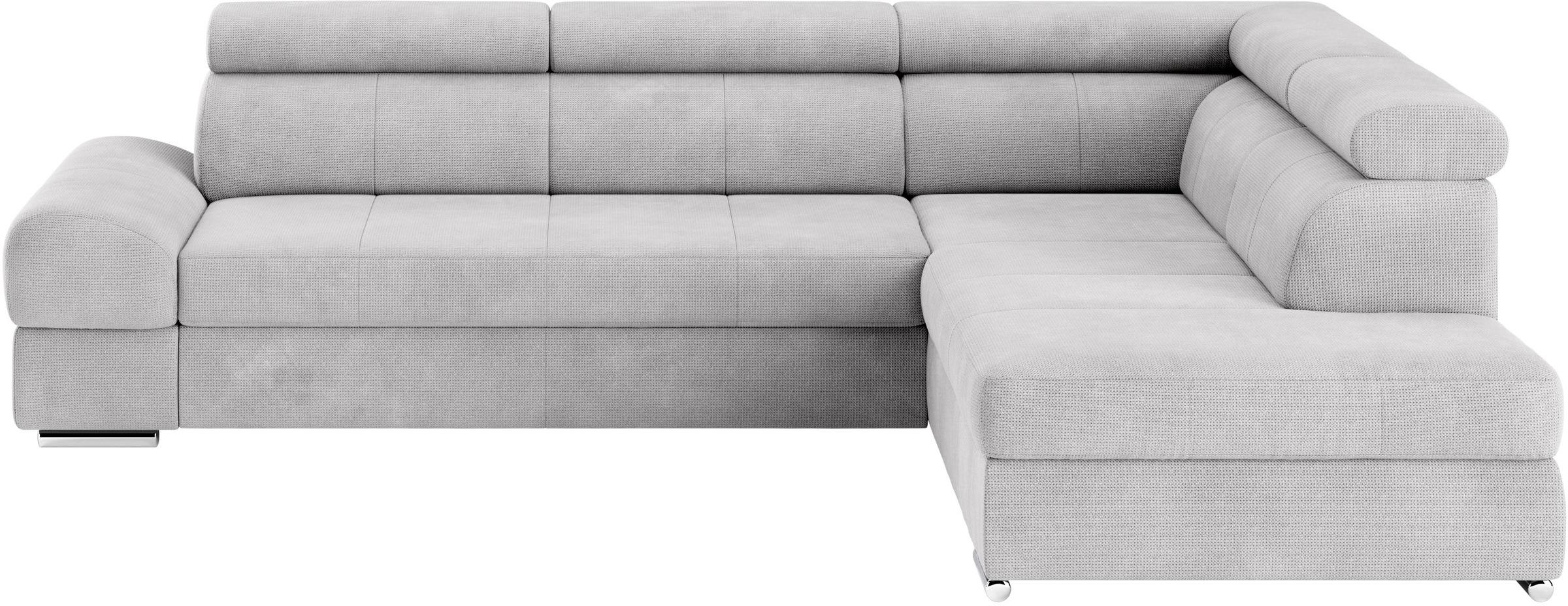sit&more Ecksofa »Broadway L-Form«, mit verstellbaren Kopfteilen, wahlweise mit Bettfunktion