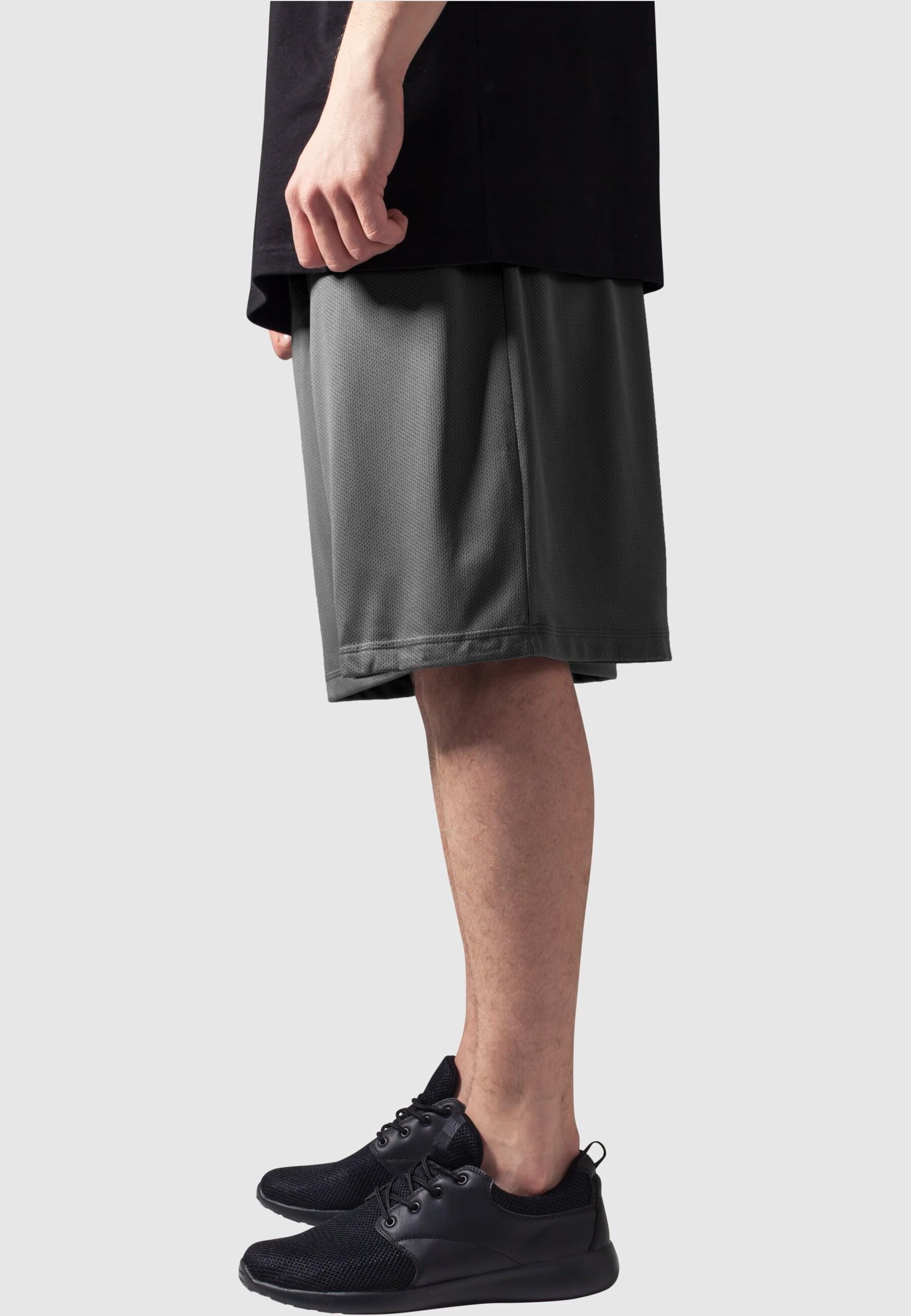URBAN CLASSICS Stoffhose »Urban Classics Herren Bball Mesh Shorts«, (1 tlg.)