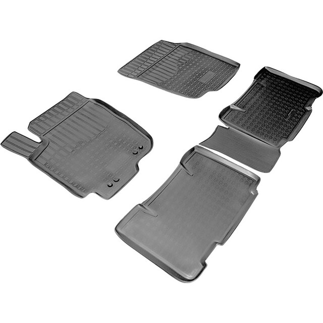 RECAMBO Passform-Fußmatten »CustomComforts«, Toyota, RAV4, (Set, 4 St.), IV  XA40 2013 - 2018, perfekte Passform auf Rechnung | BAUR