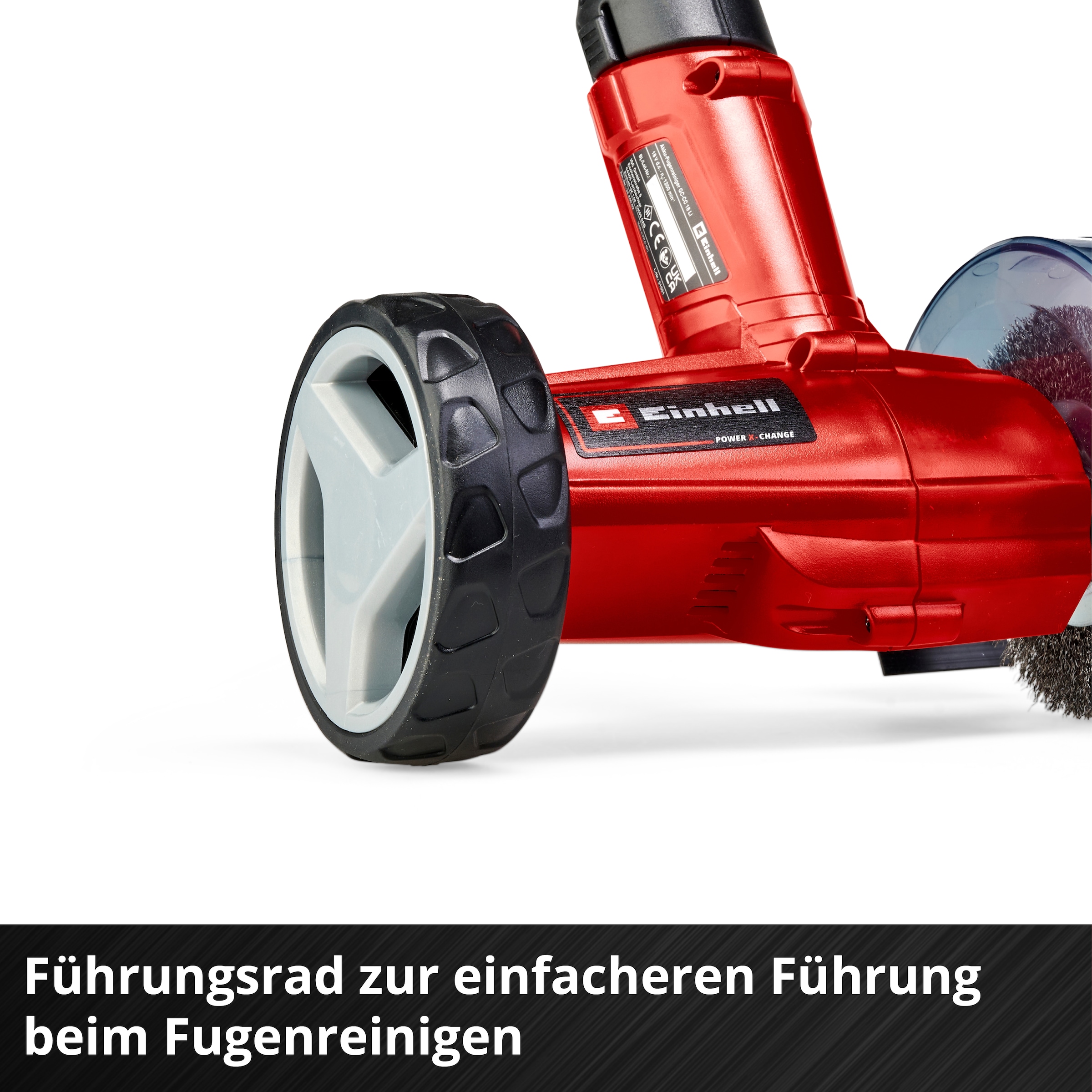 Einhell Akku-Fugenbürste »GC-CC 18 Li Solo«, inkl. Stahl- und Nylonbürste, ohne Akku und Ladegerät