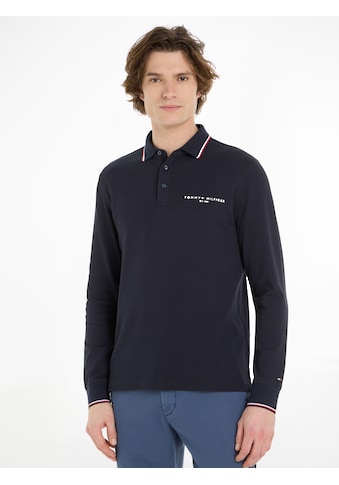 Langarm-Poloshirt »TIPPED PLACE L/S SLIM POLO«