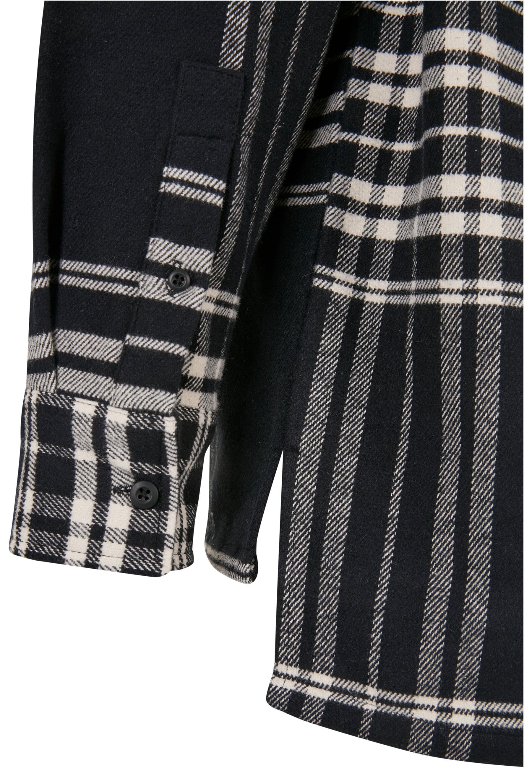 URBAN CLASSICS Langarmhemd »Urban Classics Herren Long Oversized Checked Summit Shirt«, (1 tlg.)