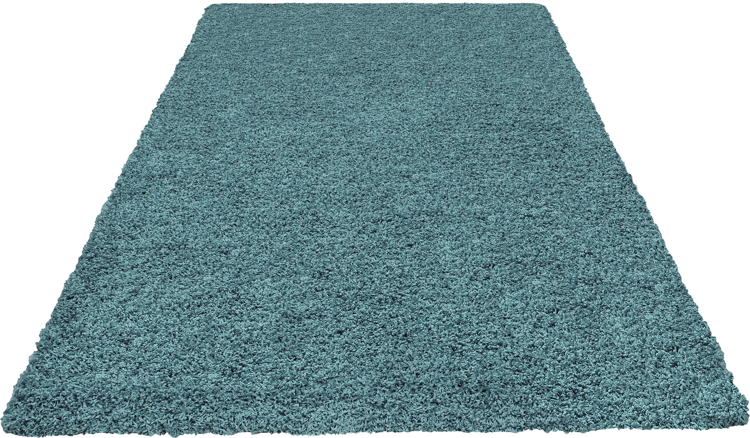 my home Hochflor-Teppich "Viva" rechteckig 45 mm Höhe Uni Farben, einfarbig günstig online kaufen