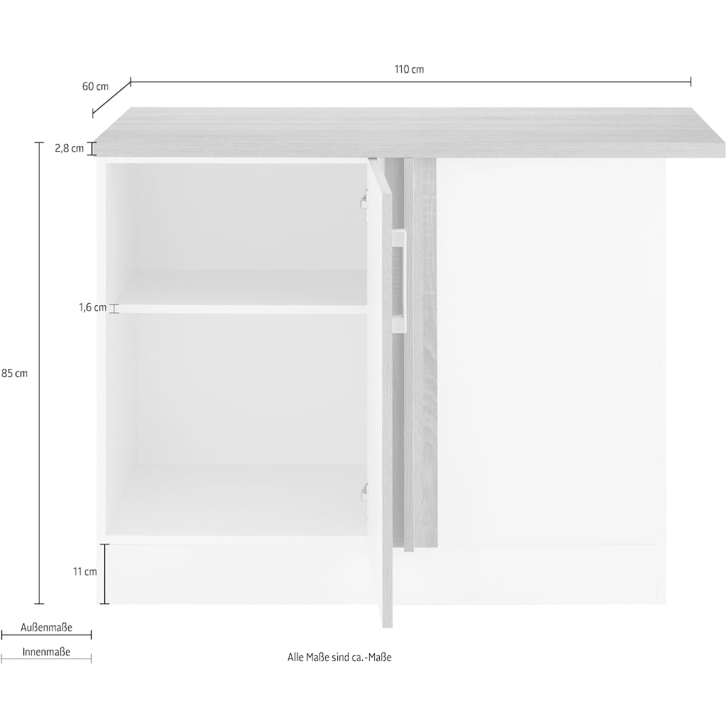 HELD MÖBEL Eckunterschrank »Gera«