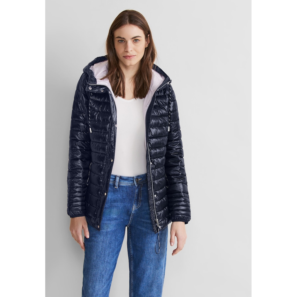 STREET ONE Steppjacke, mit Kapuze