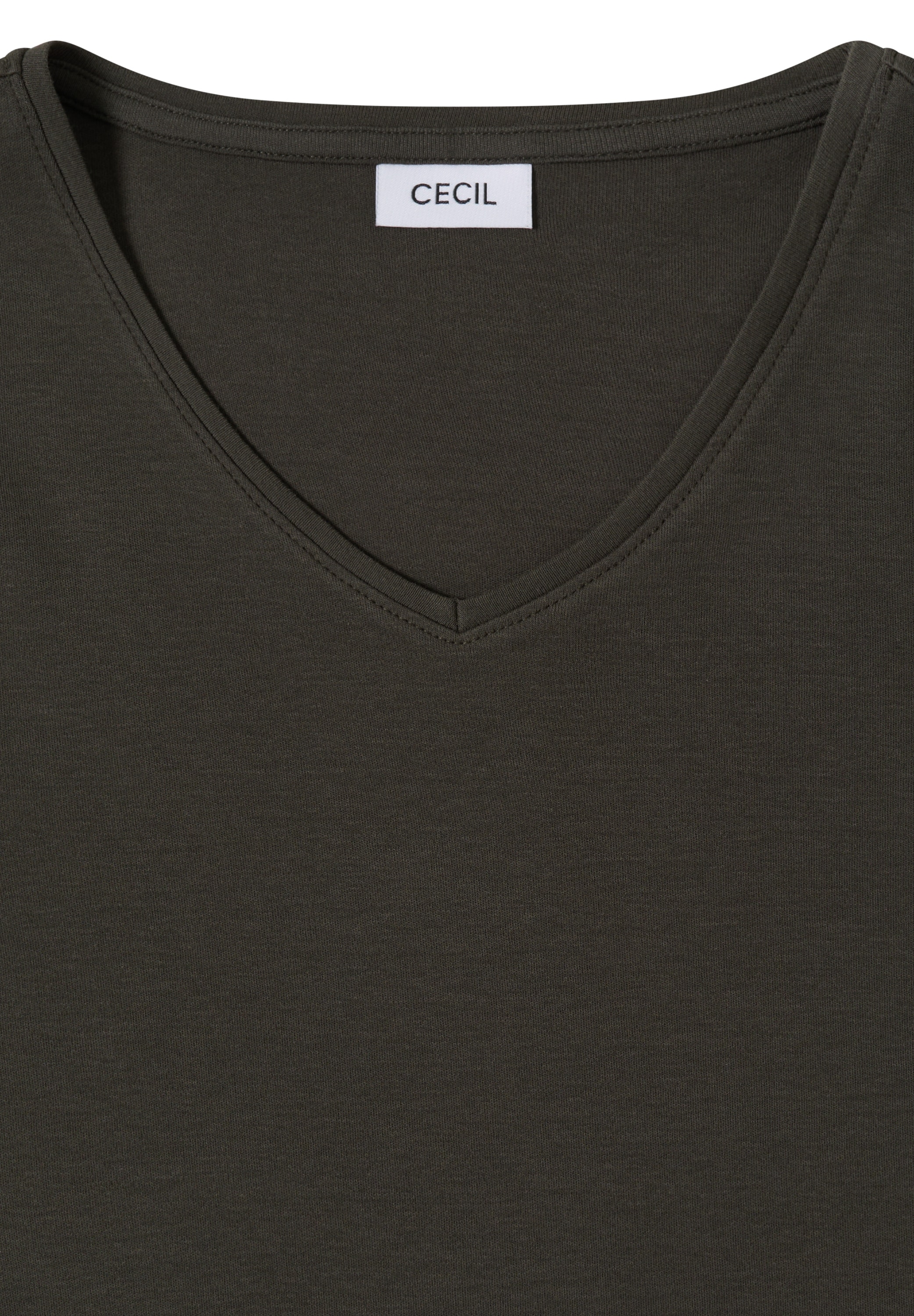 Cecil Langarmshirt aus reiner Baumwolle