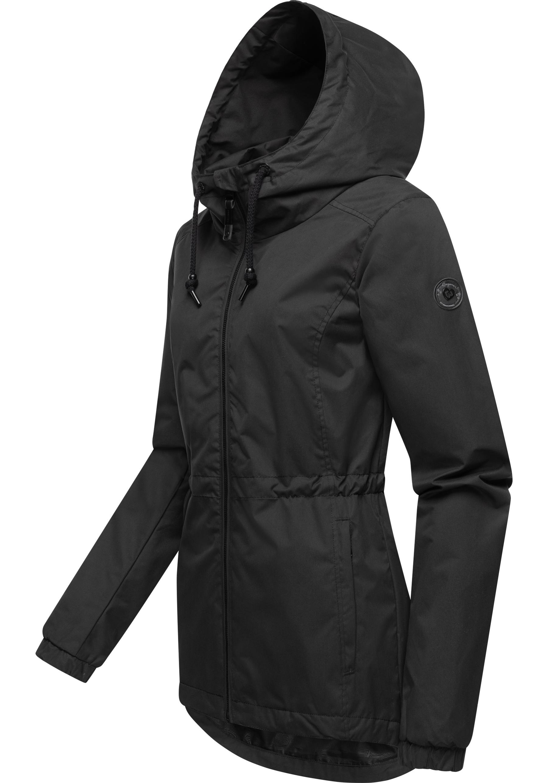 Ragwear Outdoorjacke »Danka«, mit Kapuze, Wasserdichte Übergangsjacke mit großer Kapuze