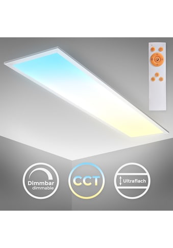 LED Deckenleuchte / LED Panel 100 x 25cm, ultra-flache Deckenlampe dimmbar mit 24...