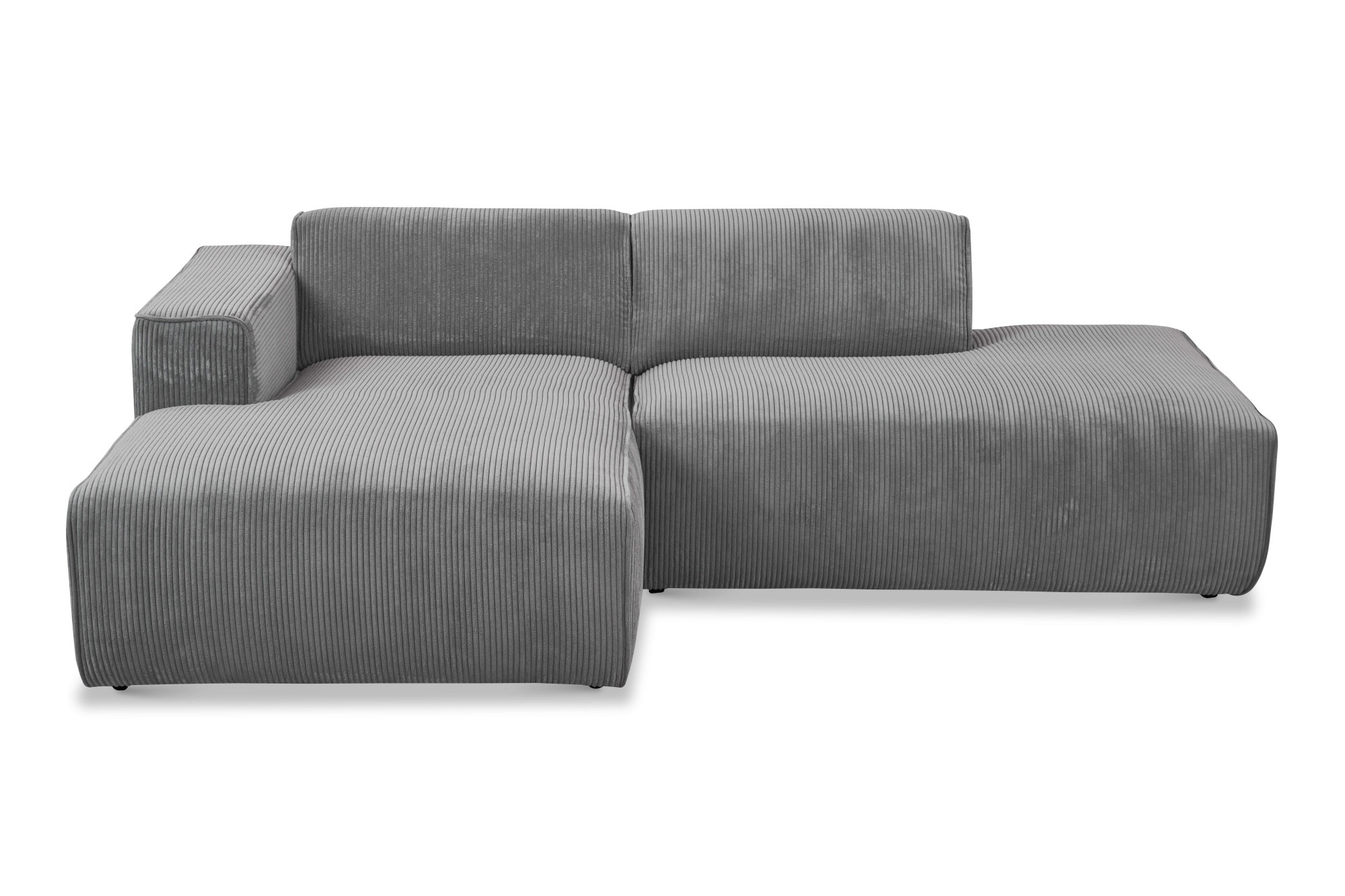 andas Ecksofa "Noord mit Kedernaht, Breite 227 cm", Cord, Struktur, Webstof günstig online kaufen