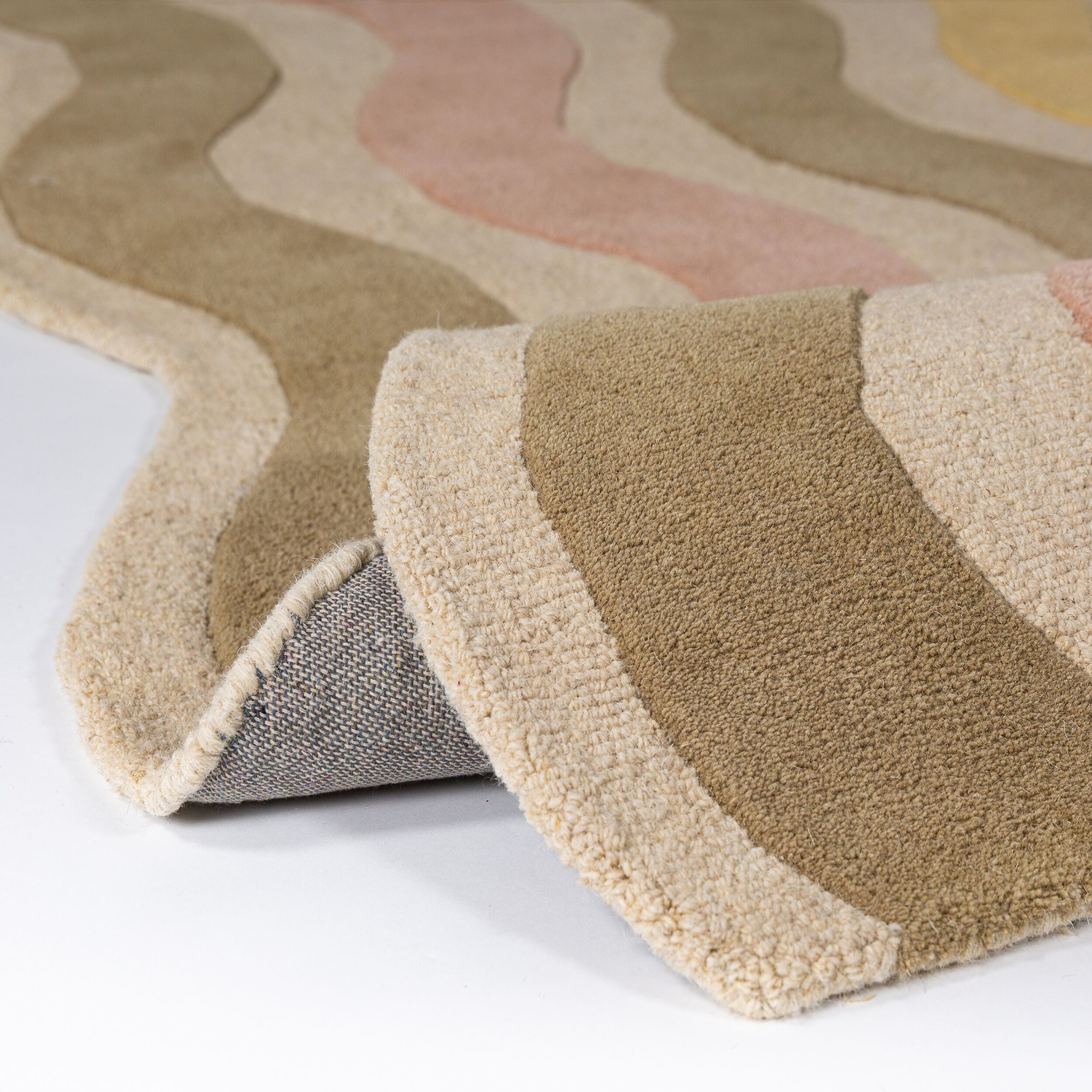 FLAIR RUGS Wollteppich »Cascade Wollteppich« rechteckig 7 mm Höhe