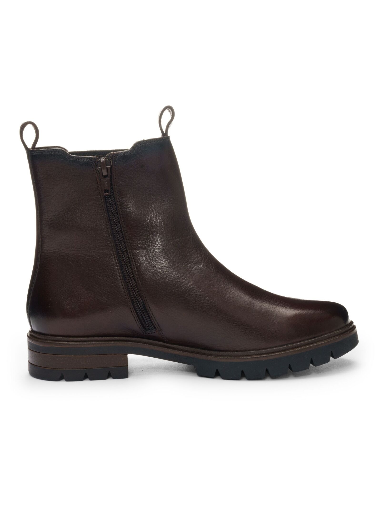 Ara Stiefelette Leder/Textil Braun 40 3