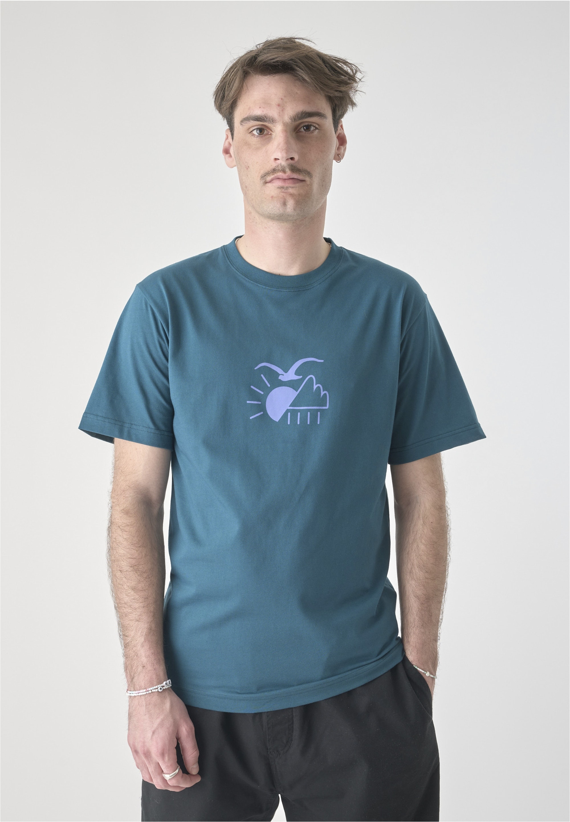 Cleptomanicx T-Shirt "Classic Tee Sun & Rain", mit lockerem Schnitt günstig online kaufen