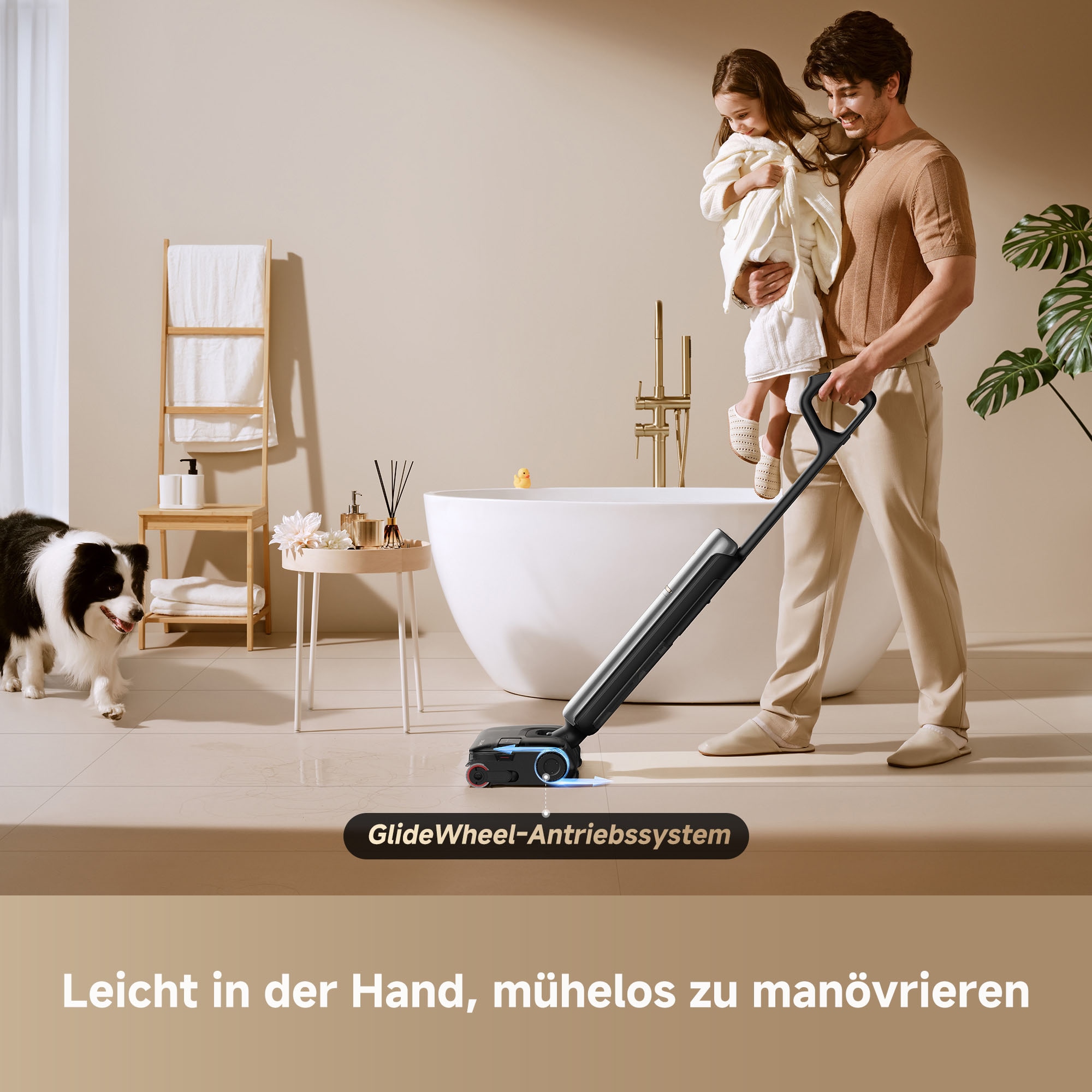 Dreame Nass-Trocken-Sauger »T15 Pro Heat« 420 W, Heißwasserwischen