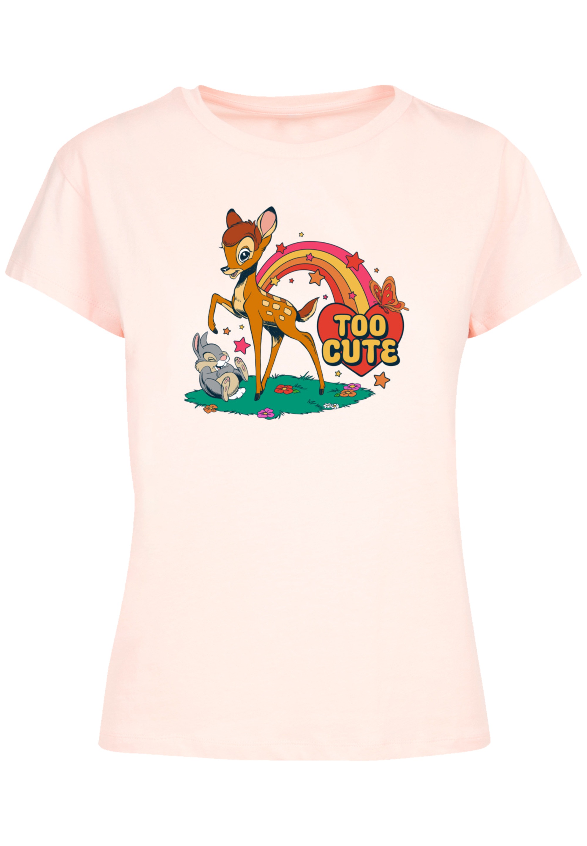 F4NT4STIC T-Shirt »Disney Bambi Too Cute«, Premium Qualität