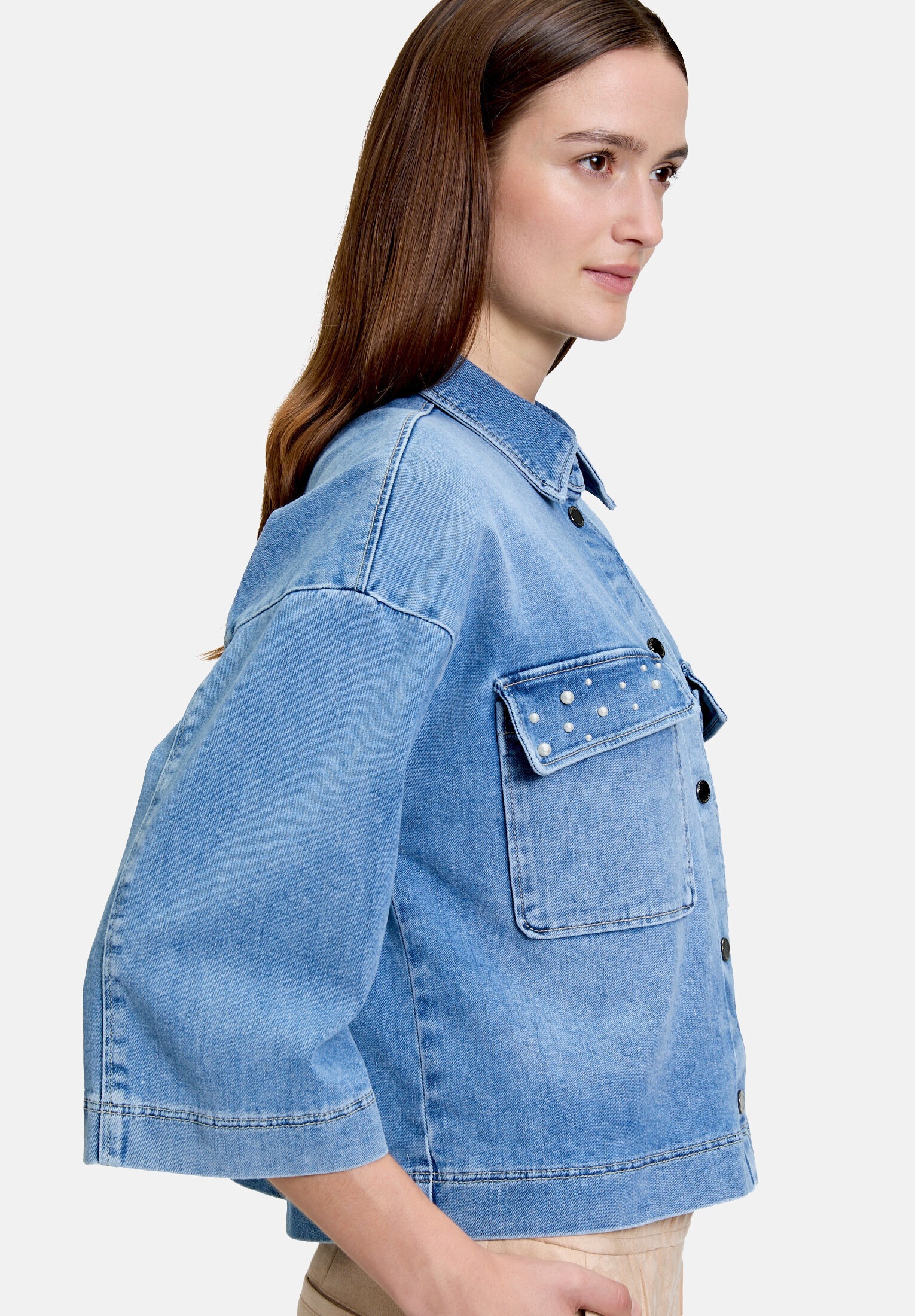 Betty&Co Jackenblazer »Damen mit Perlen« Perlen