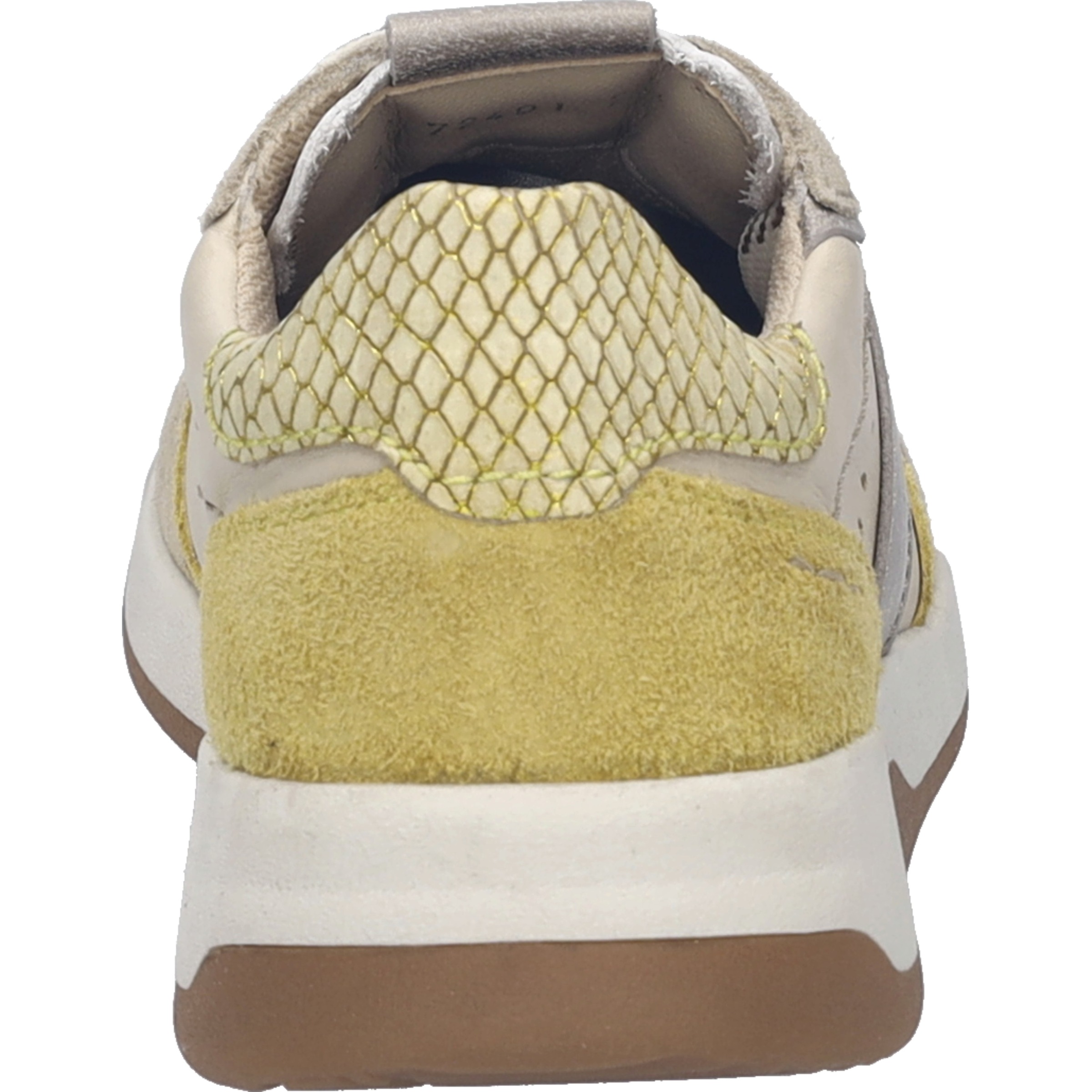 Keilsneaker JOSEF SEIBEL "Arleen 01", Damen, Gr. 41, natur kombiniert, Leder, Veloursleder, kontrastfarbene Details, Schuhe, Freizeitschuh, Halbschuh, Schnürer, Kontrastbesatz, G-Weite 3